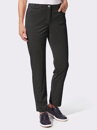 Cordhose in 5-Pocket-Form - graphit