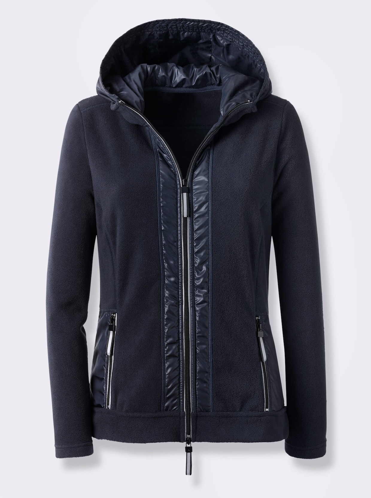 heine Fleece-Jacke - marine