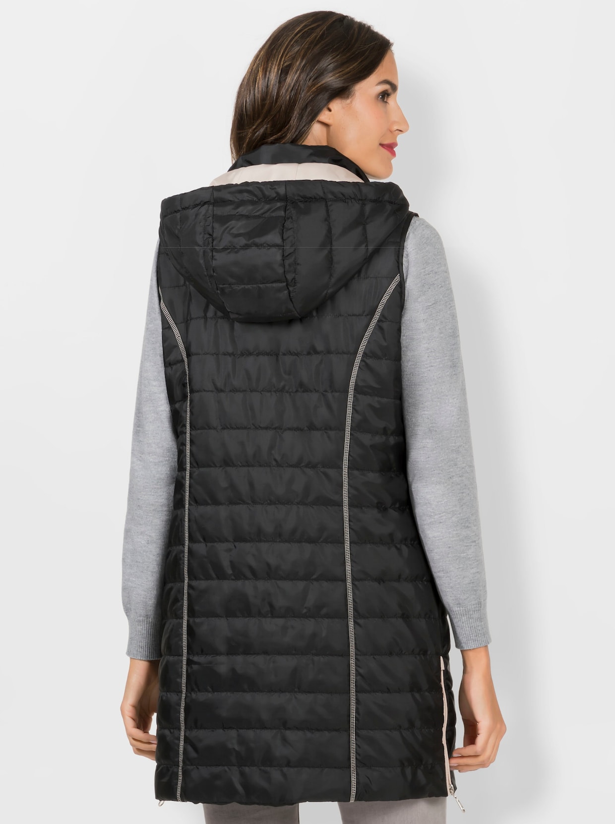 Gilet long - noir