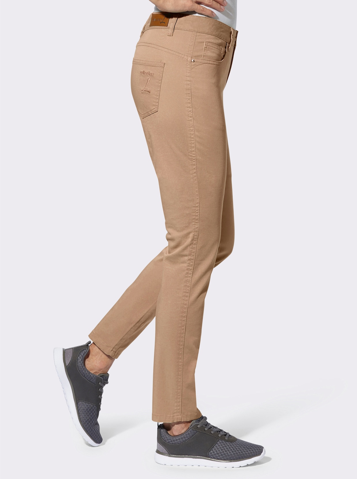5-pocketbroek - camel