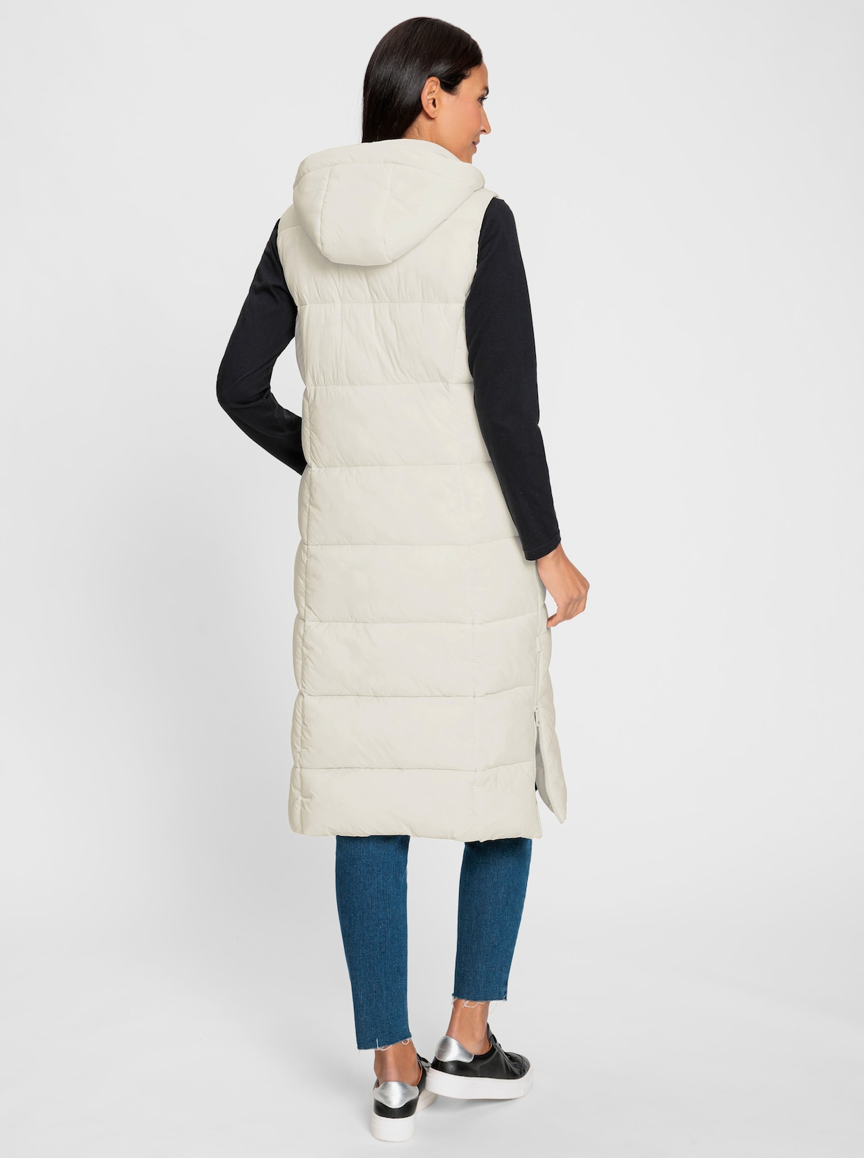 heine Lang vest - champagne