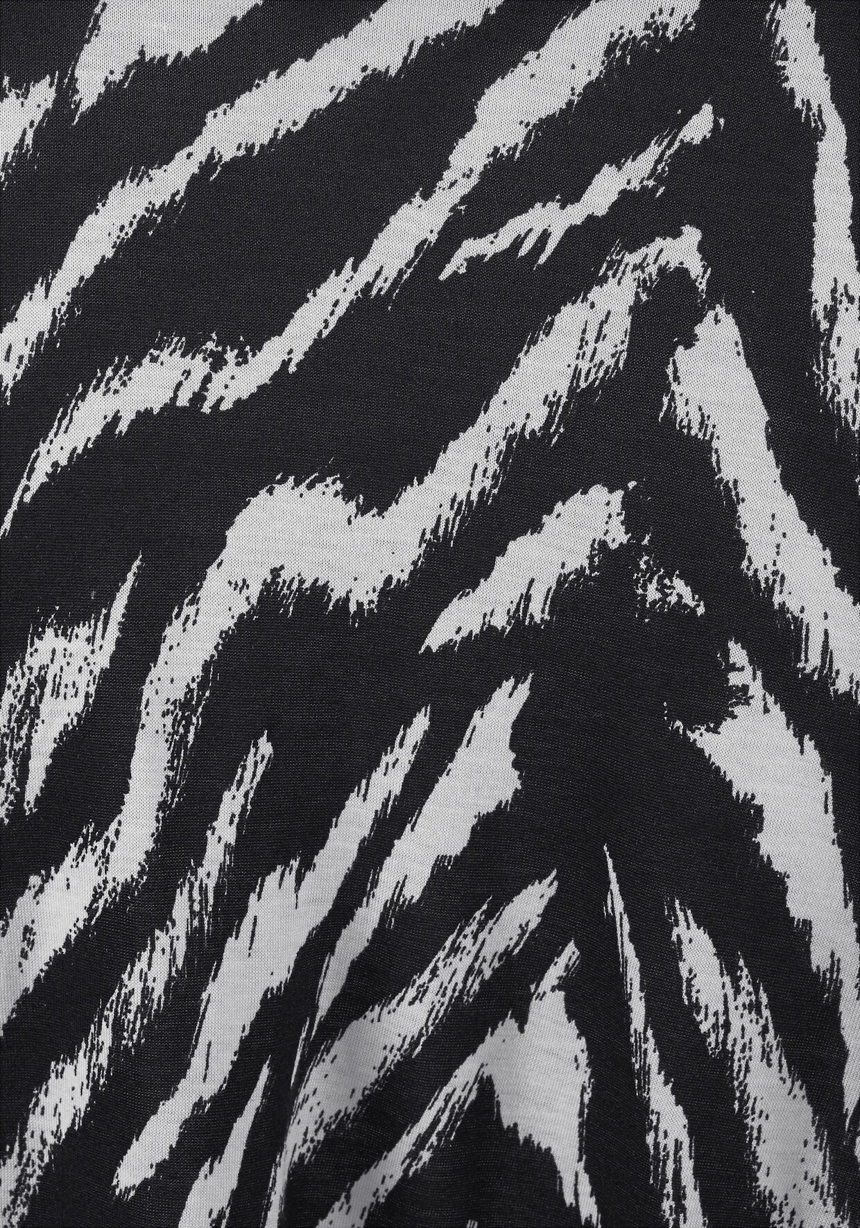 Beachtime Strandkleid - schwarz-weiß-bedruckt