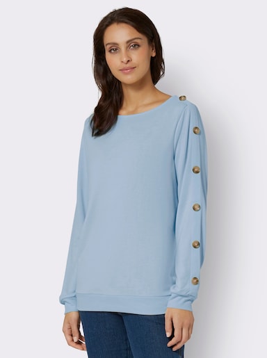 Sweatshirt - hellblau