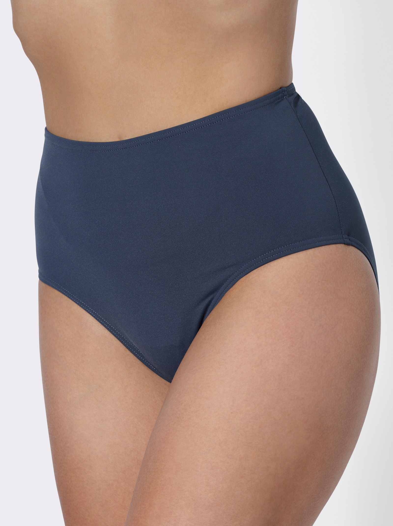 Bikini-Hose mit Dehnbund, figurformend - dunkelblau
