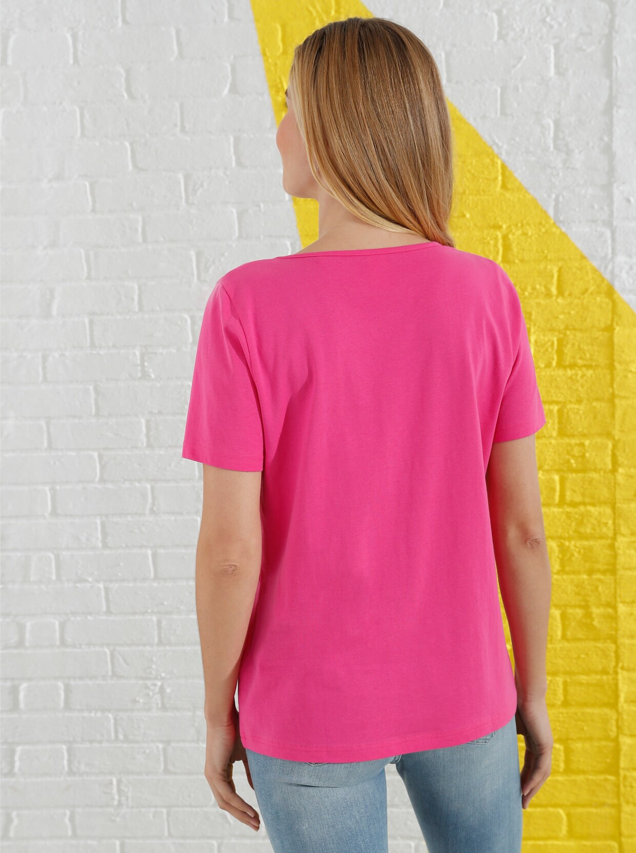 Shirt met korte mouwen - pink