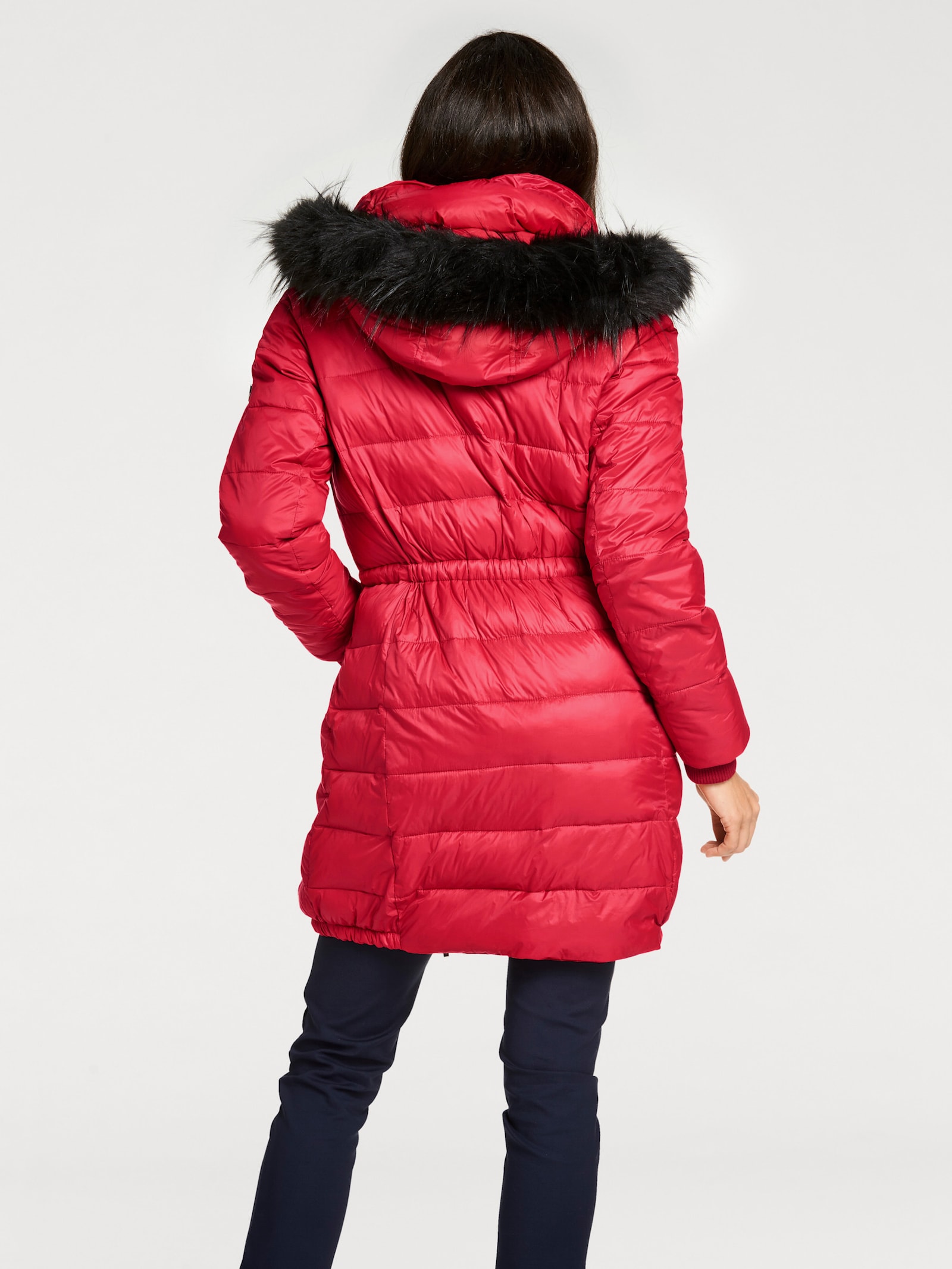 heine Steppjacke mit abnehmbarer Kapuze - rot
