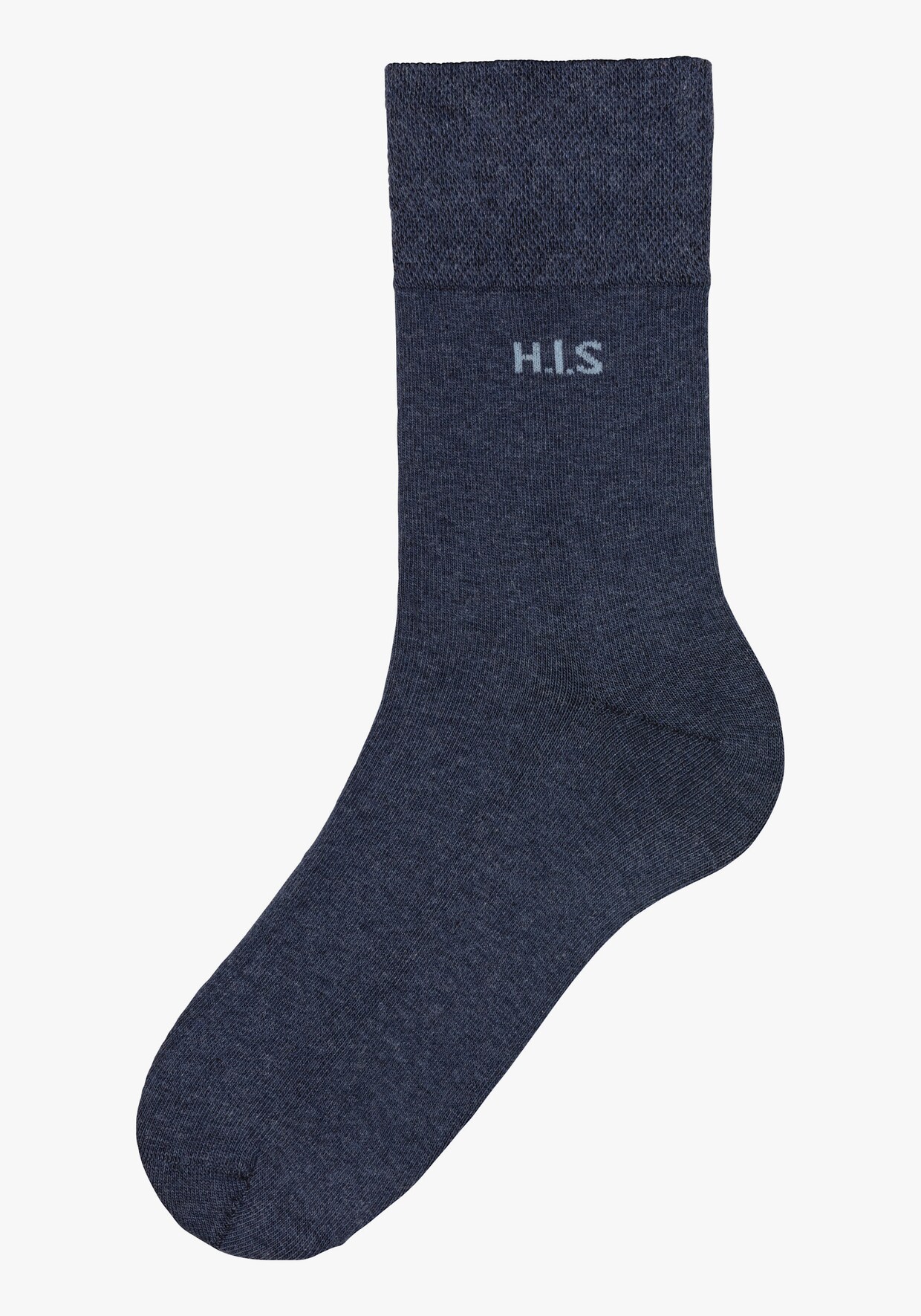 H.I.S Sokken - 4x navy, 4x jeansblauw gemêleerd, 4x donkere jeans gemêleerd