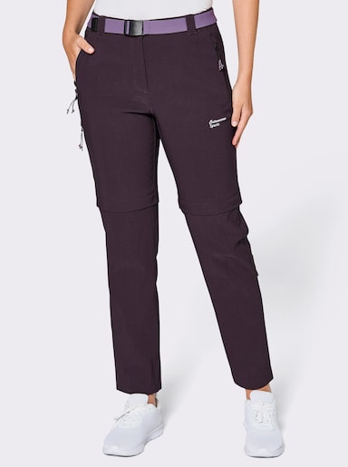 Catamaran Sports Trekkinghose mit abzippbaren Beinen - aubergine