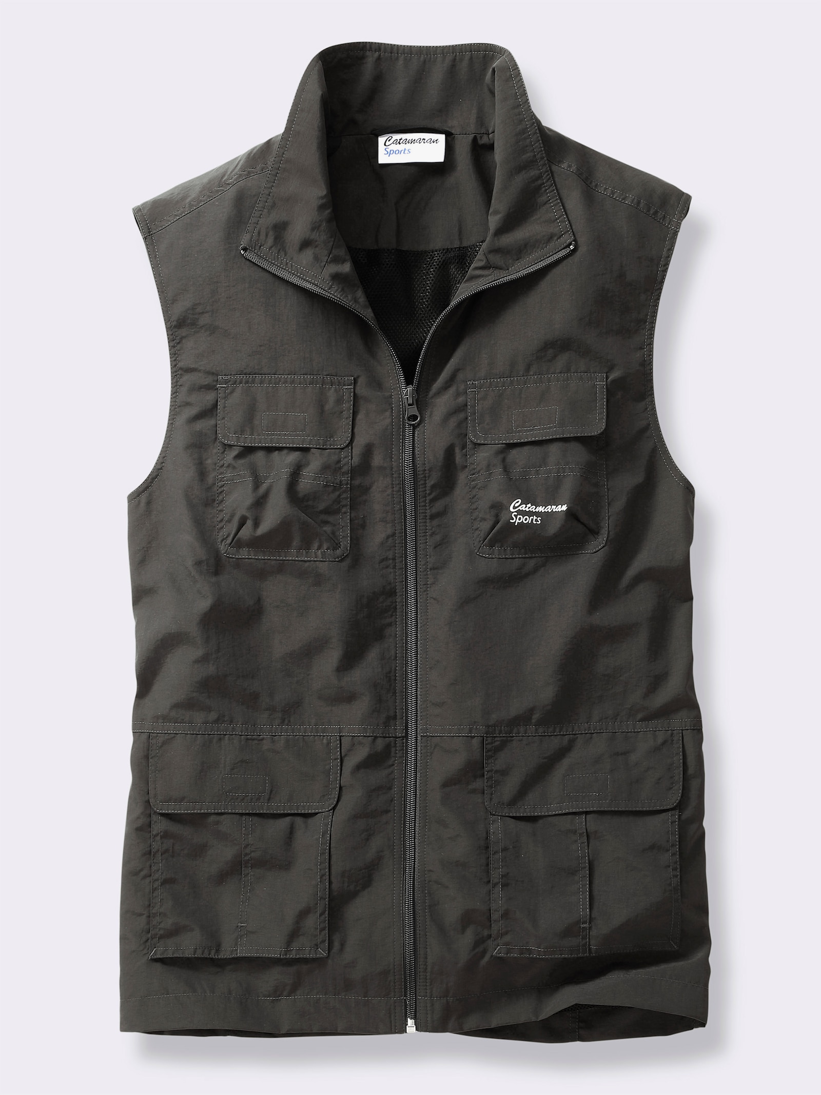 Catamaran Sports Funktionsweste mit vielen Taschen - graphit