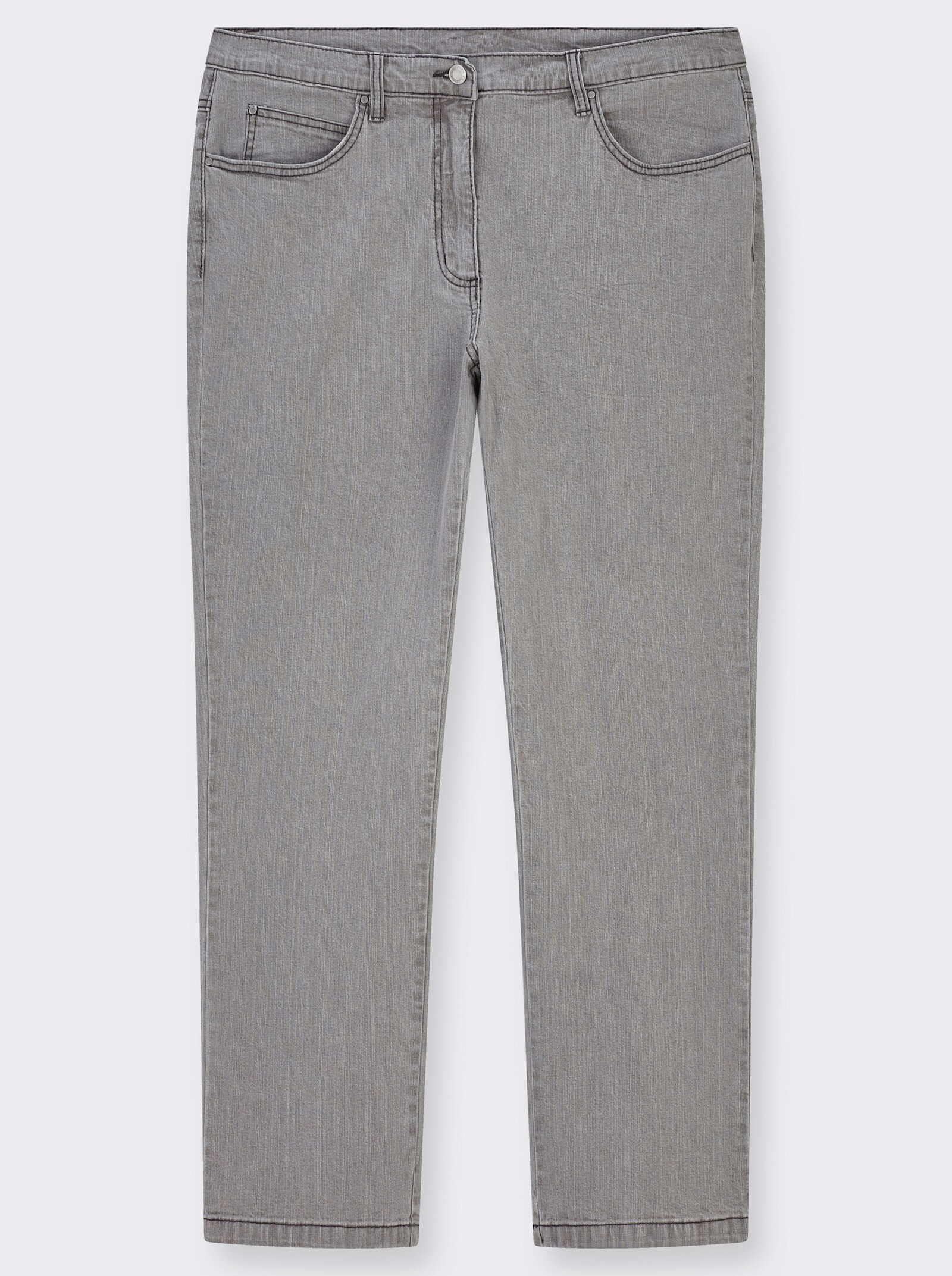 5-Pocket-Jeans mit Baumwoll-Stretch - grey-denim