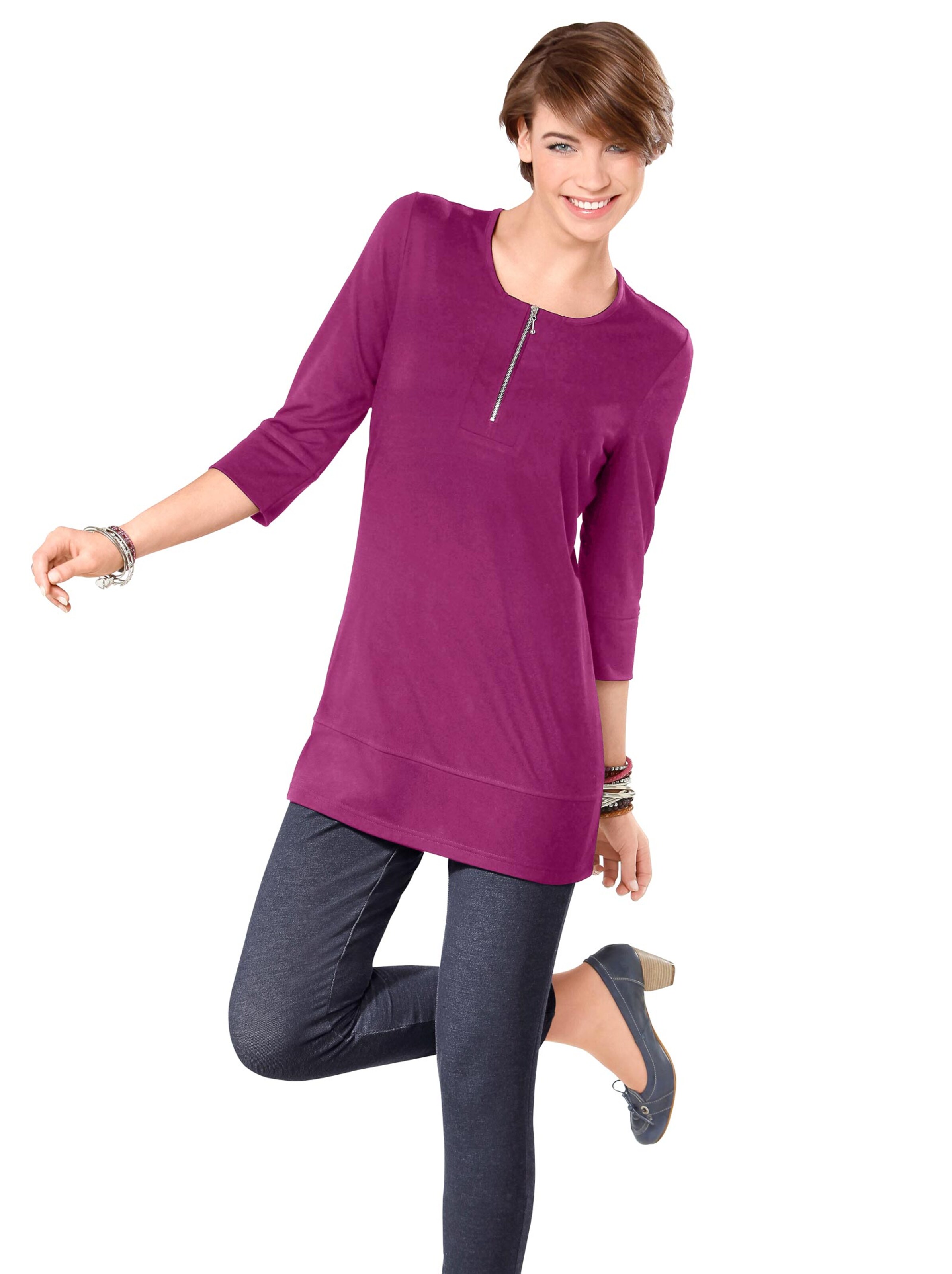 Longshirt - fuchsia