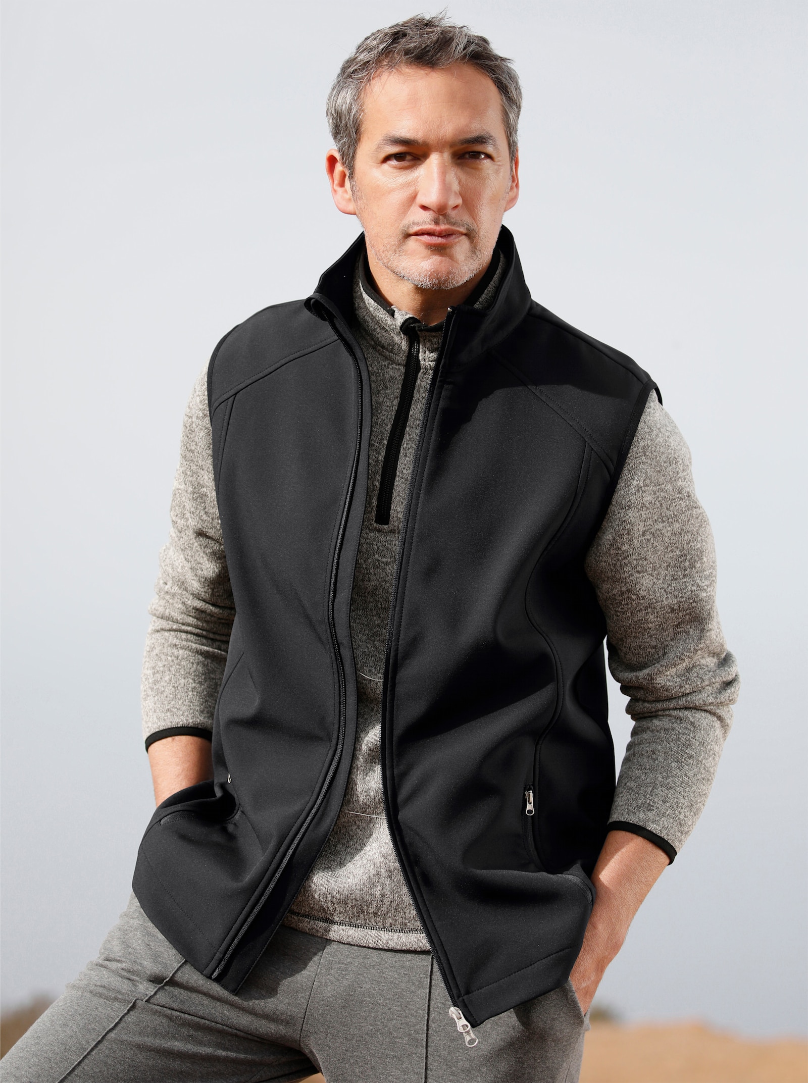 Catamaran Sports Softshell-gilet - zwart