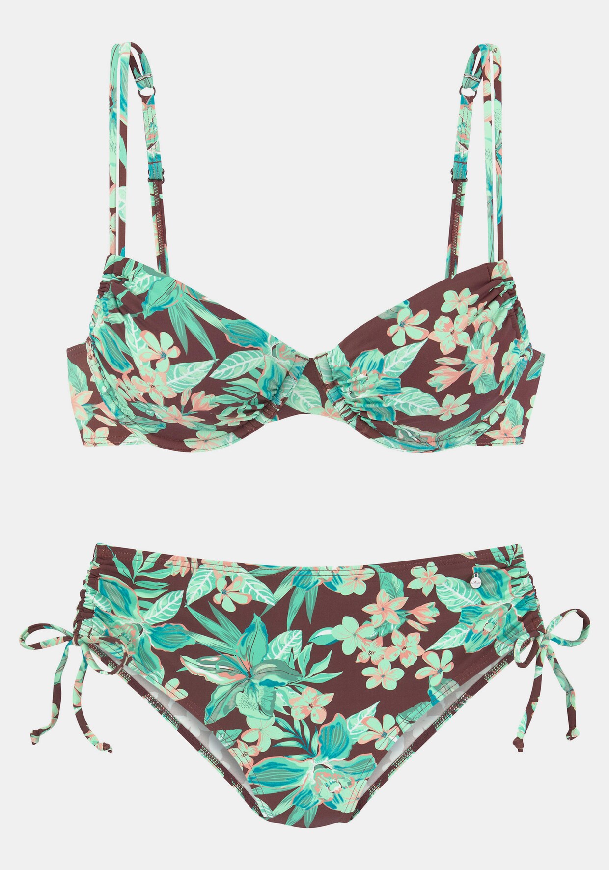 s.Oliver Bügel-Bikini - braun-mint