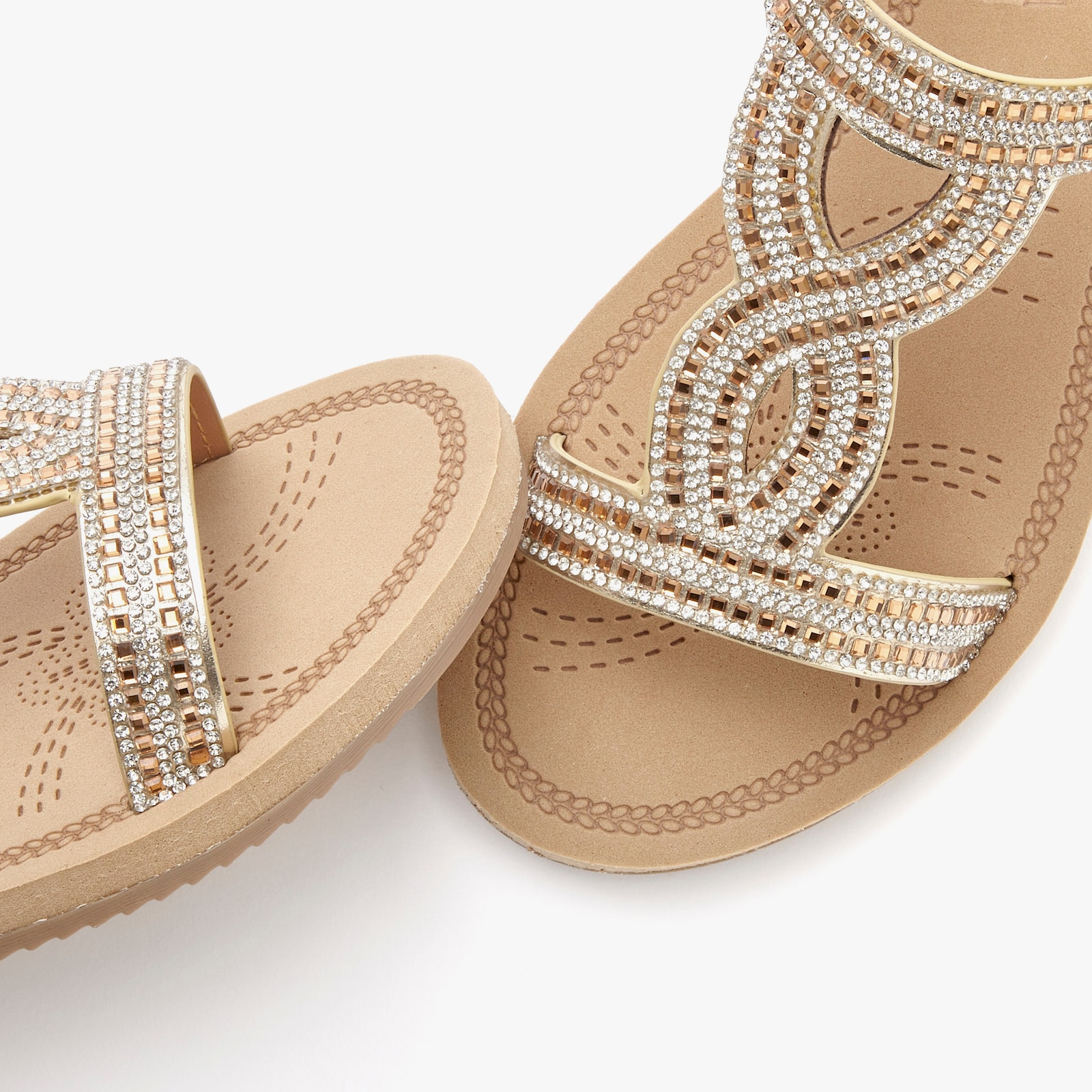 Vivance Sandale - goldfarben