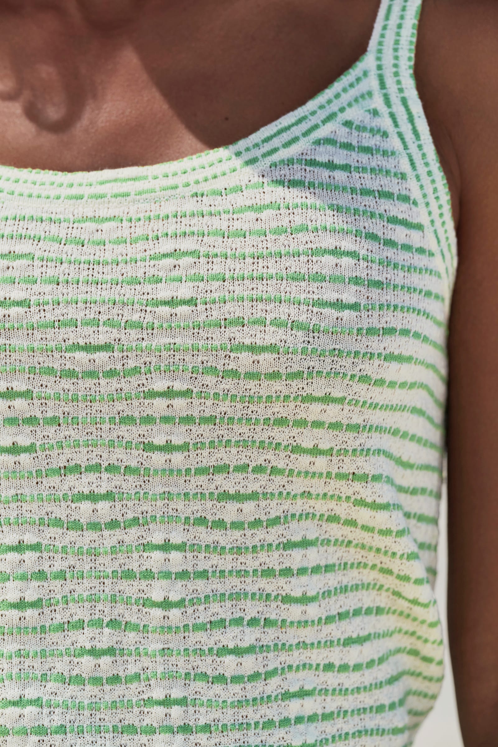 Vivance Stricktop - creme-grün