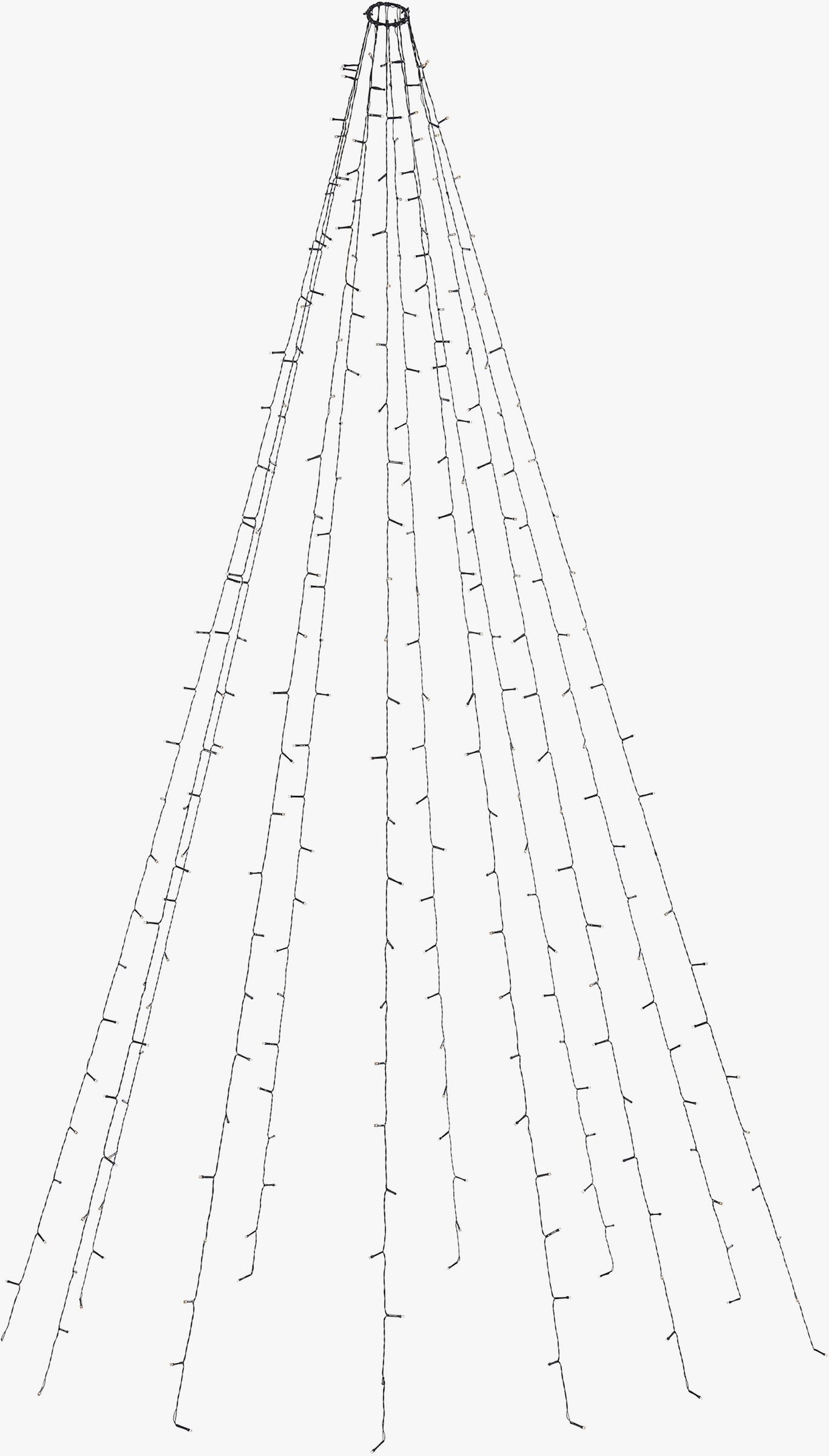 my home LED-Baummantel - dunkelgrün