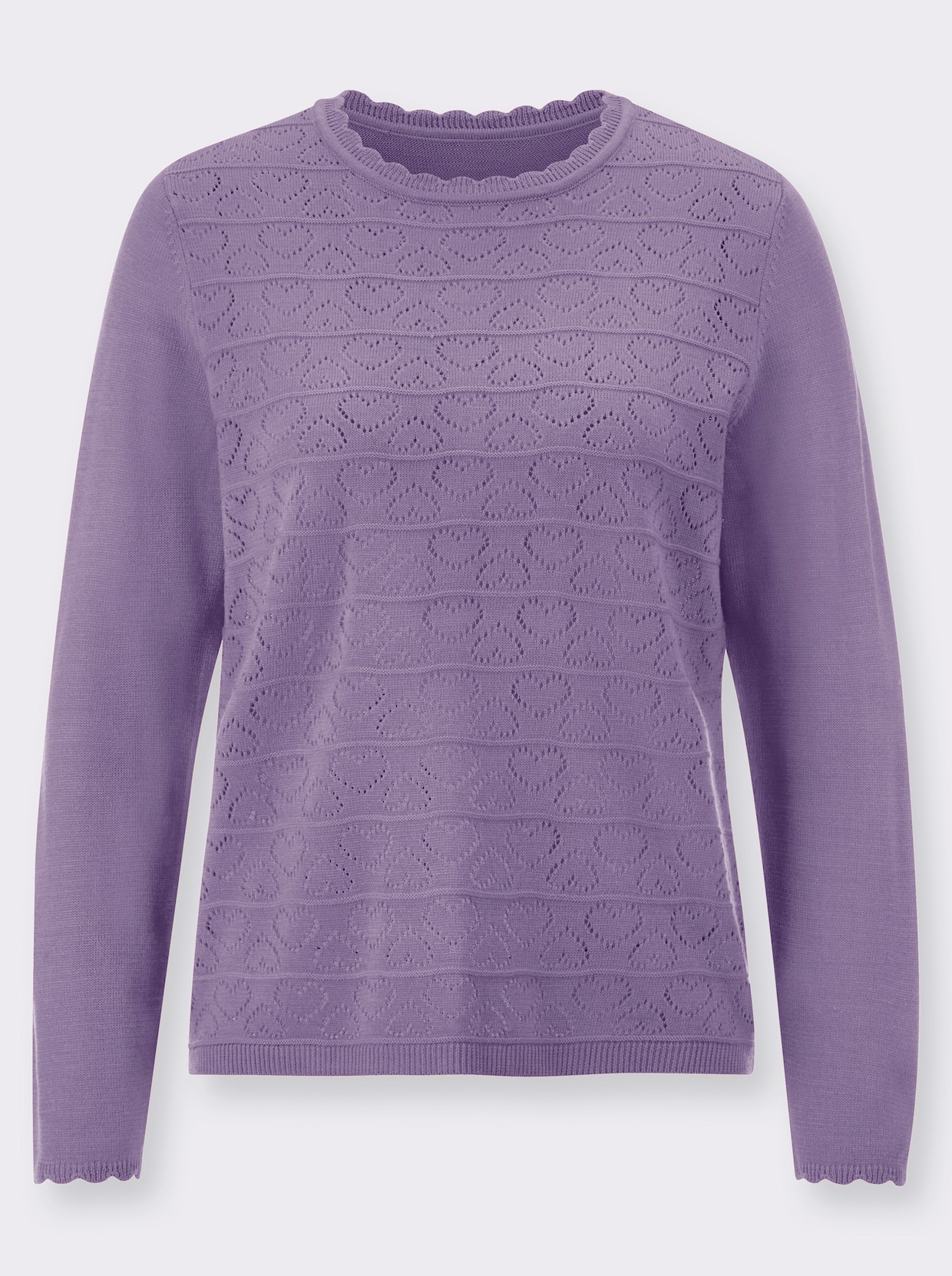 Pullover met lange mouwen - lila