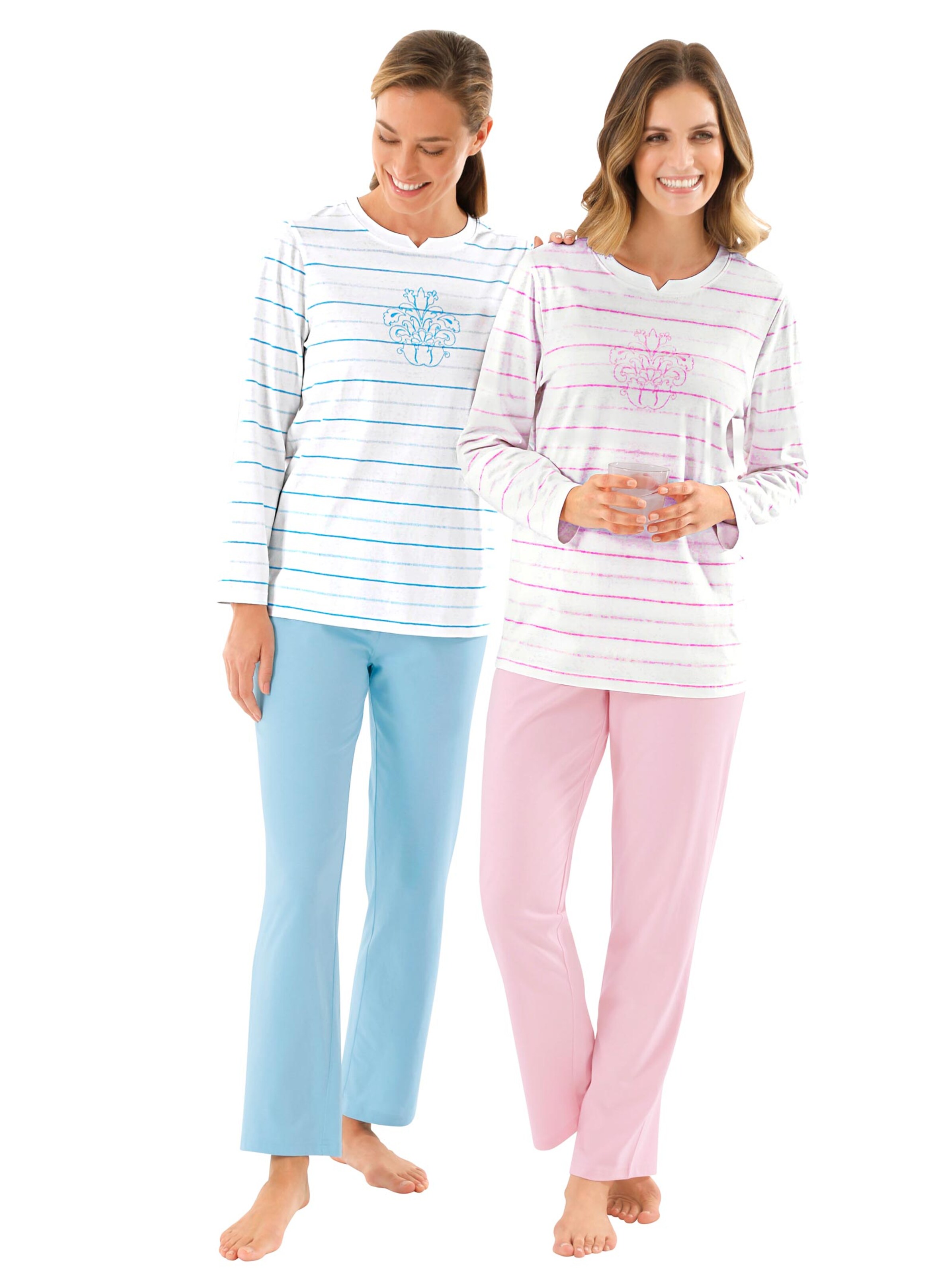 Schlafanzüge - rosé + bleu