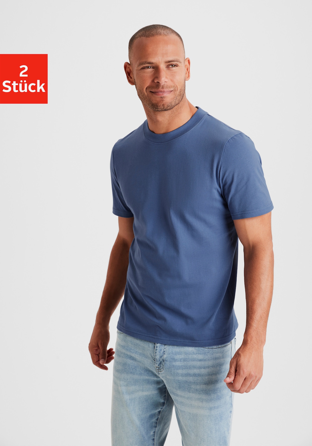 KangaROOS T-shirt - blauw/wit