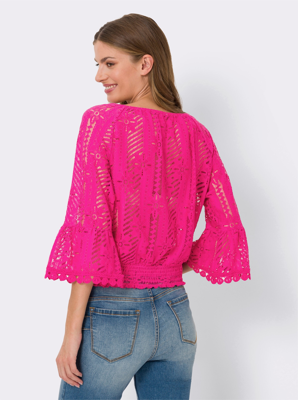 heine Kanten blouse - pink