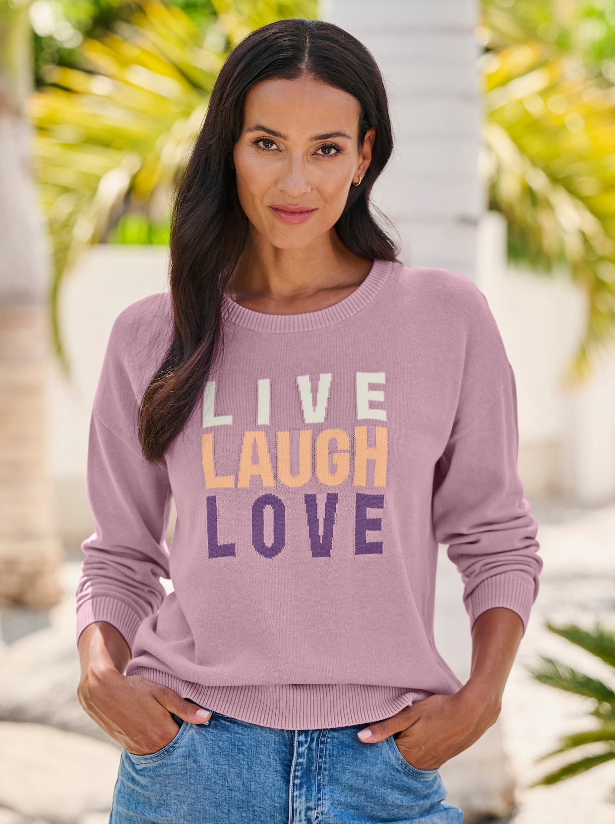 heine Feinstrickpullover - rosé