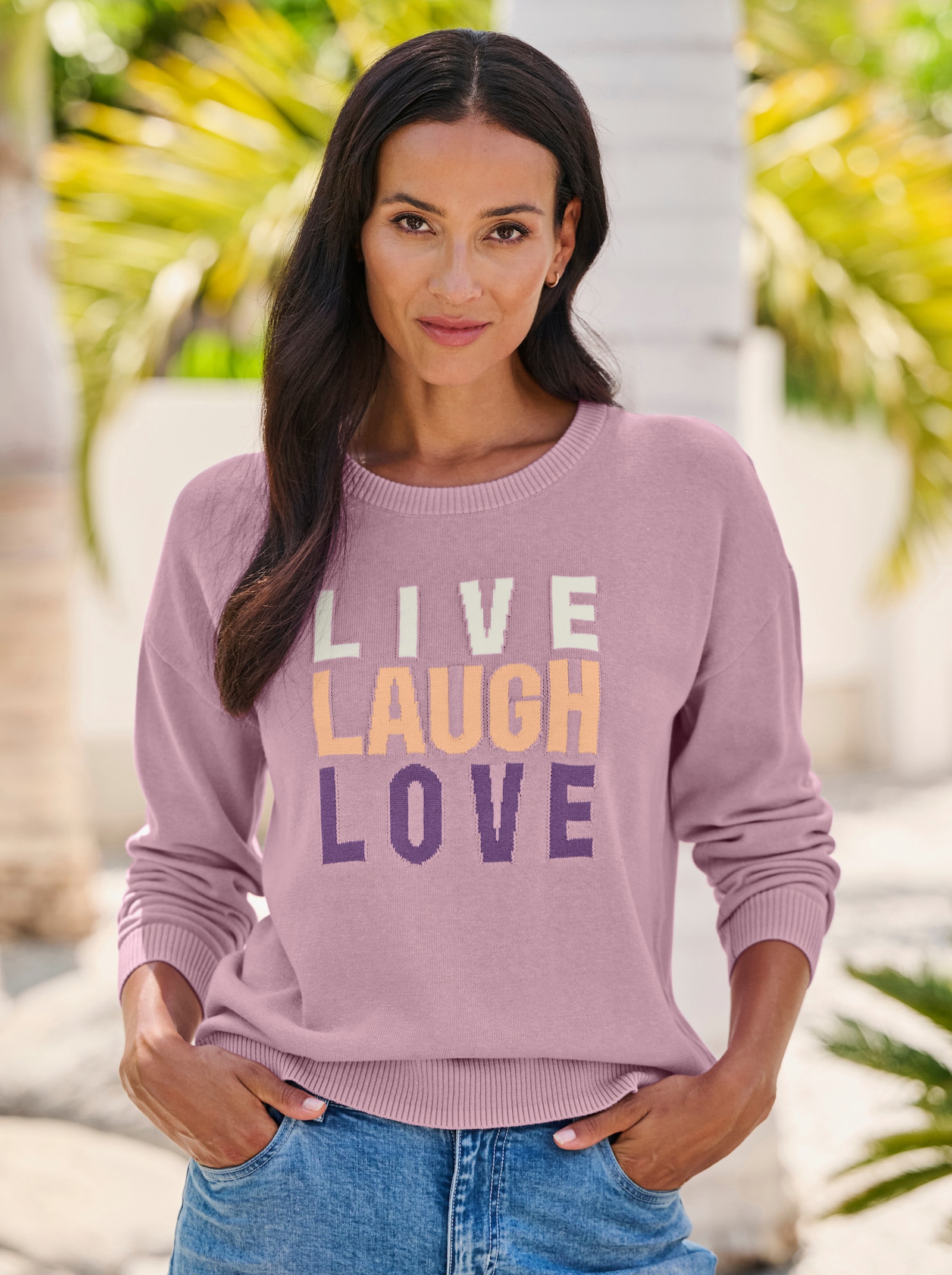 heine Feinstrickpullover - rosé