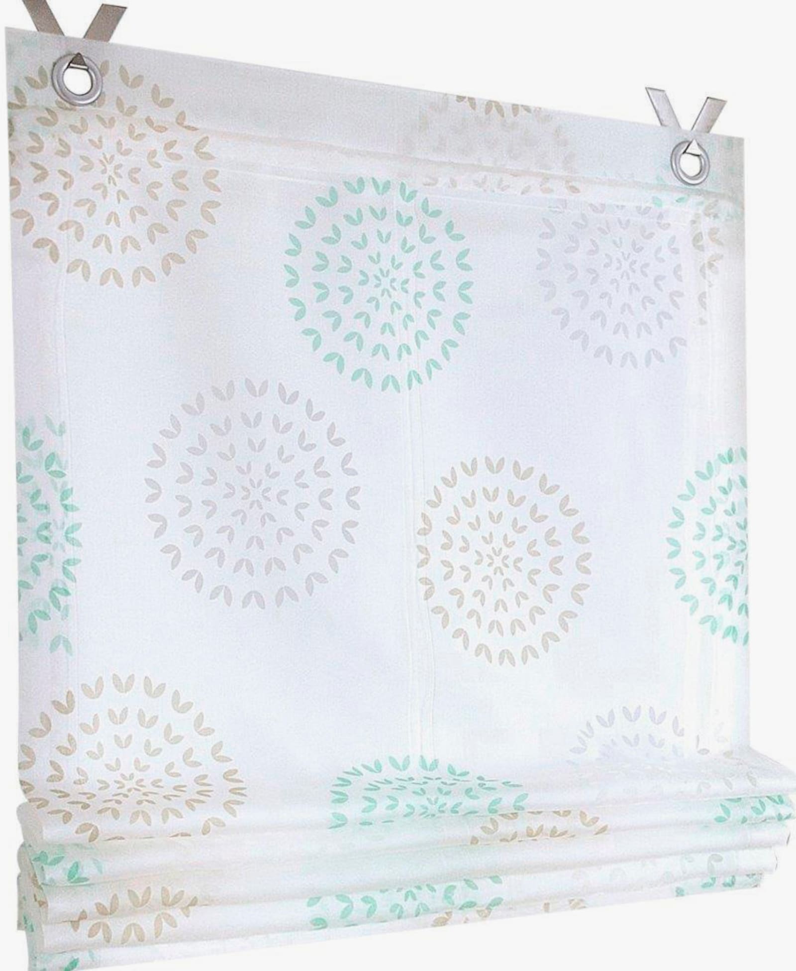 heine home Raffrollo - türkis-weiß