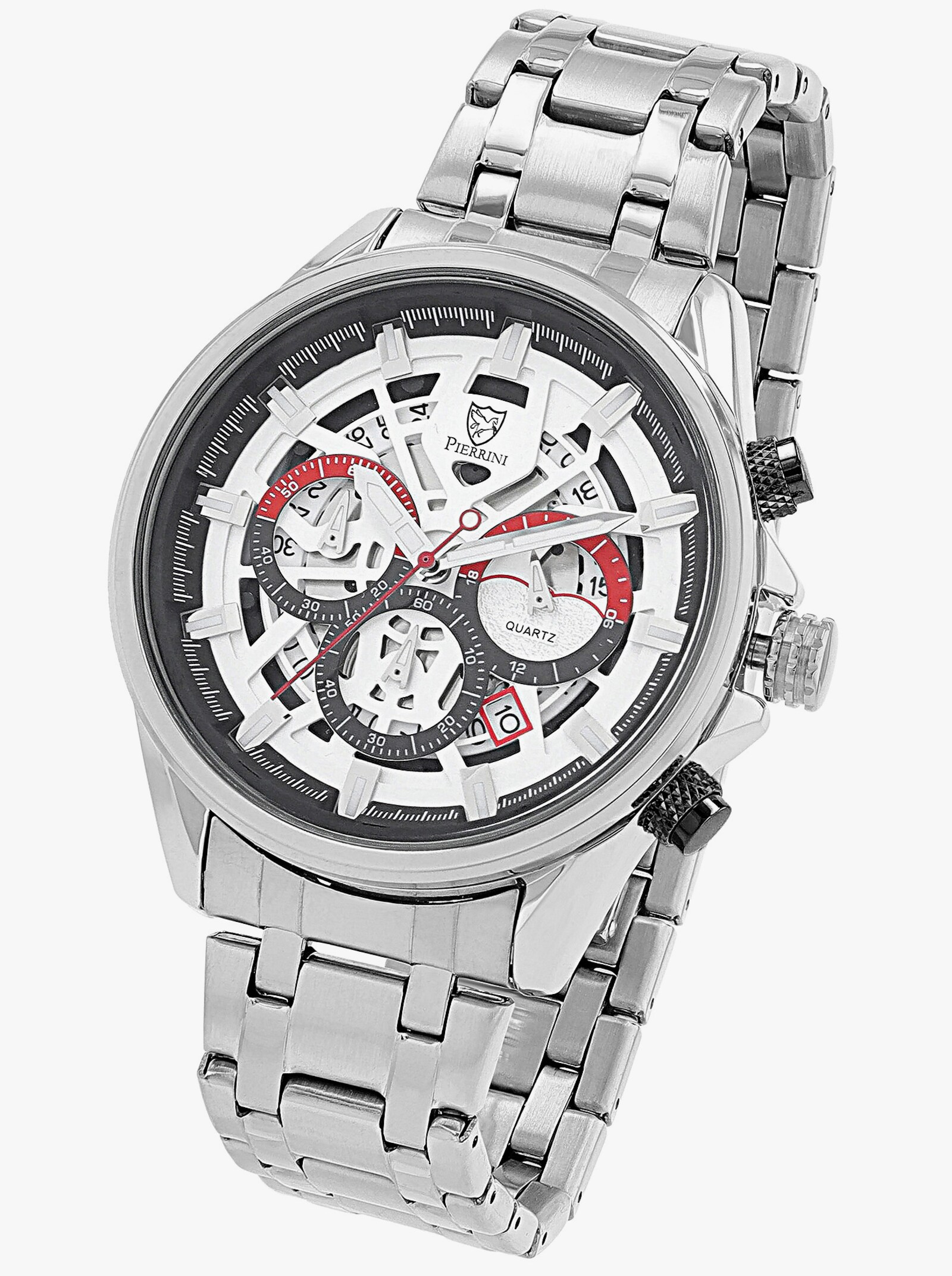 Herren-Chronograph - silberfarben