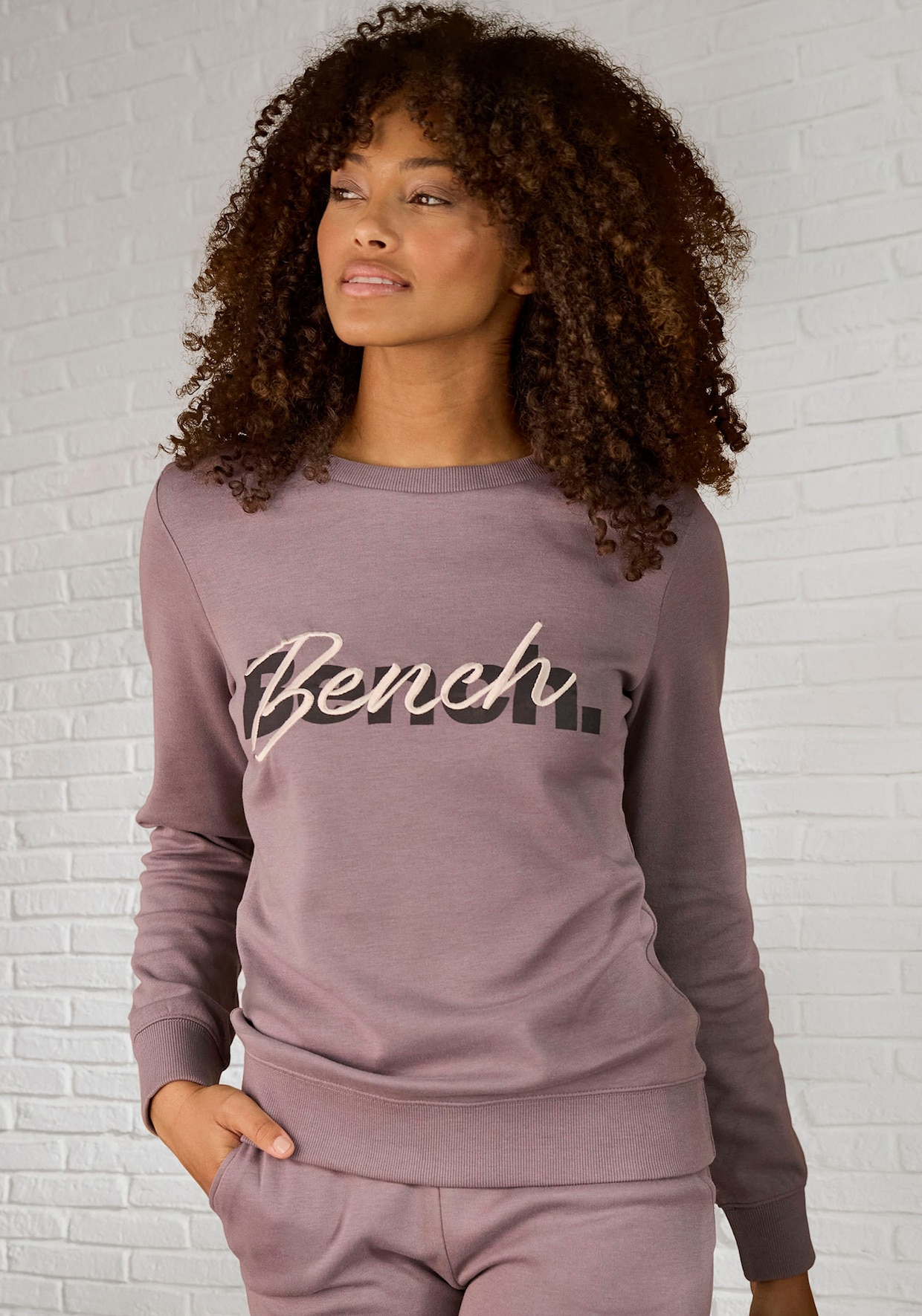 Sweat-shirt - mauve