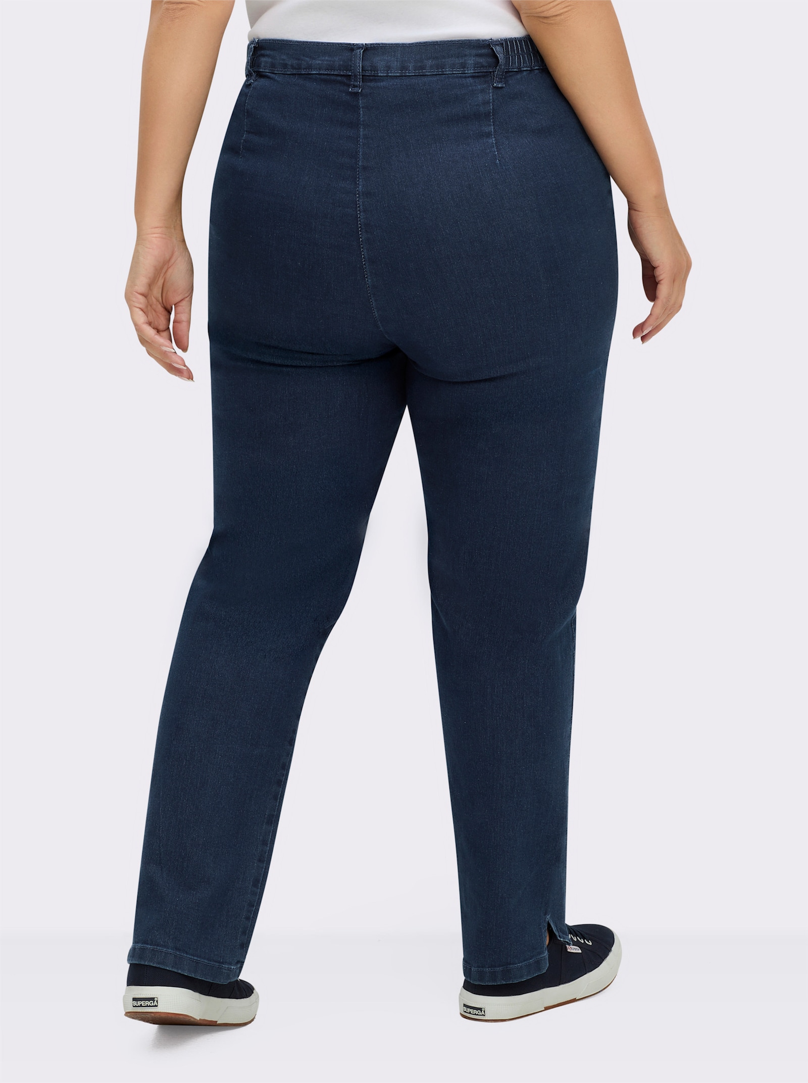 Jeans mit Stretch-Anteil - blue-stone-washed
