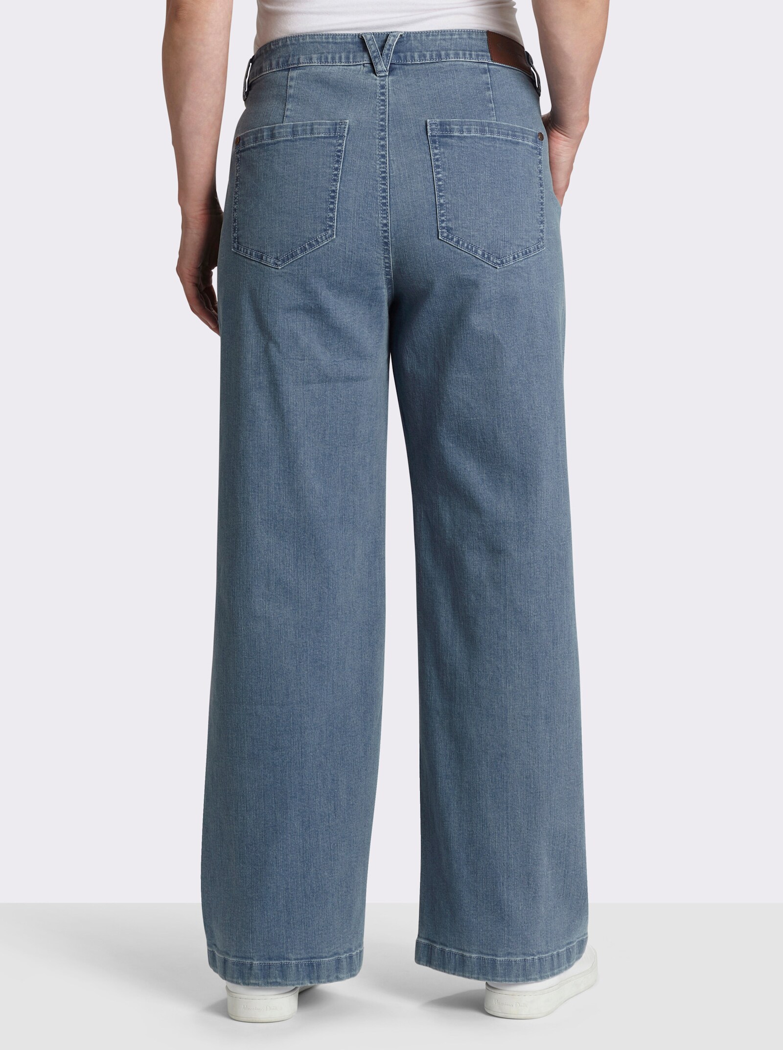 sheego Jeans in weiter Form - blue-bleached