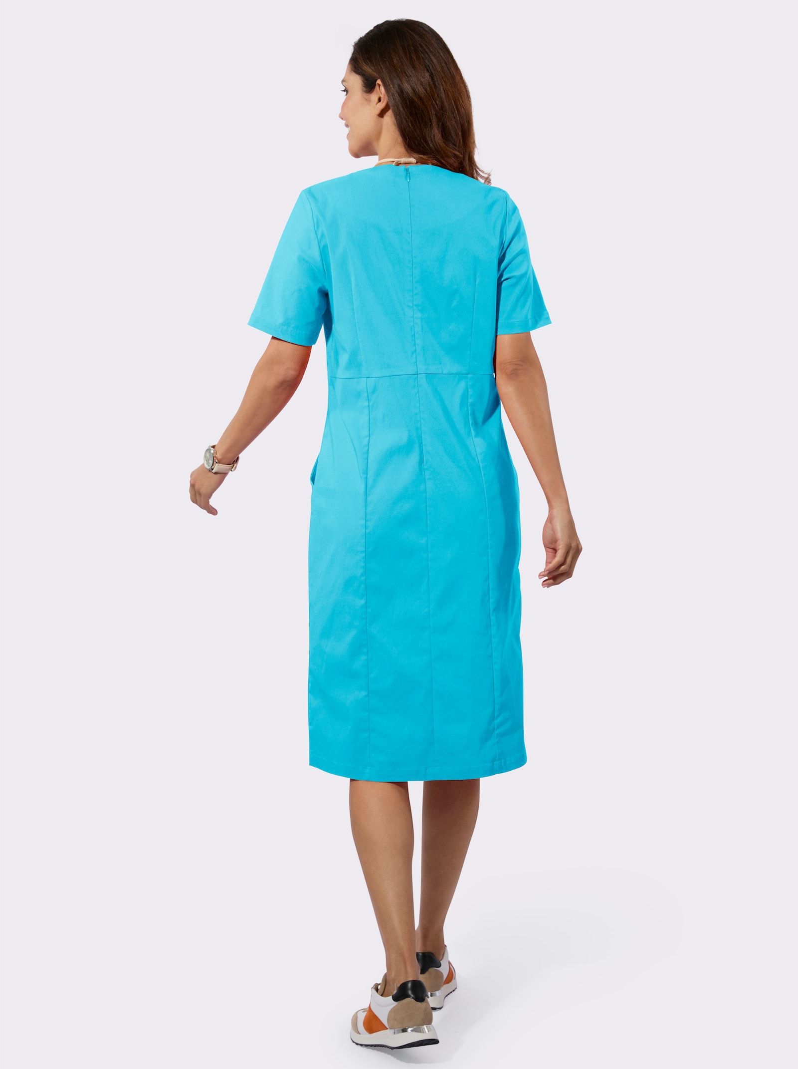 Etuikleid in Bengalin-Qualität - türkis