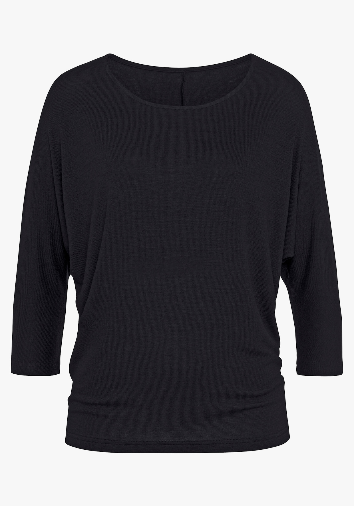 LASCANA 3/4-Arm-Shirt - schwarz