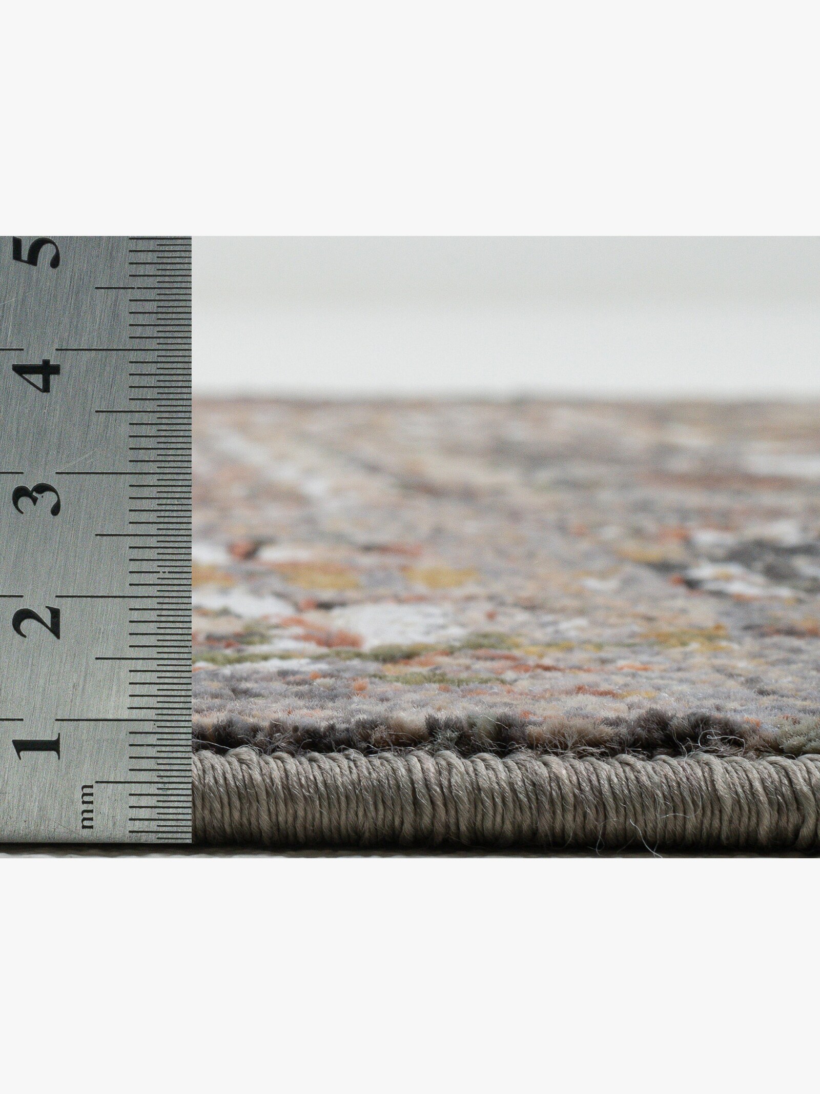 Theko Teppich - beige-gemustert