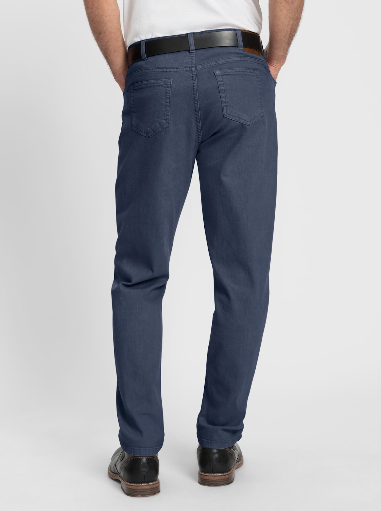 Marco Donati 5-Pocket-Hose - rauchblau