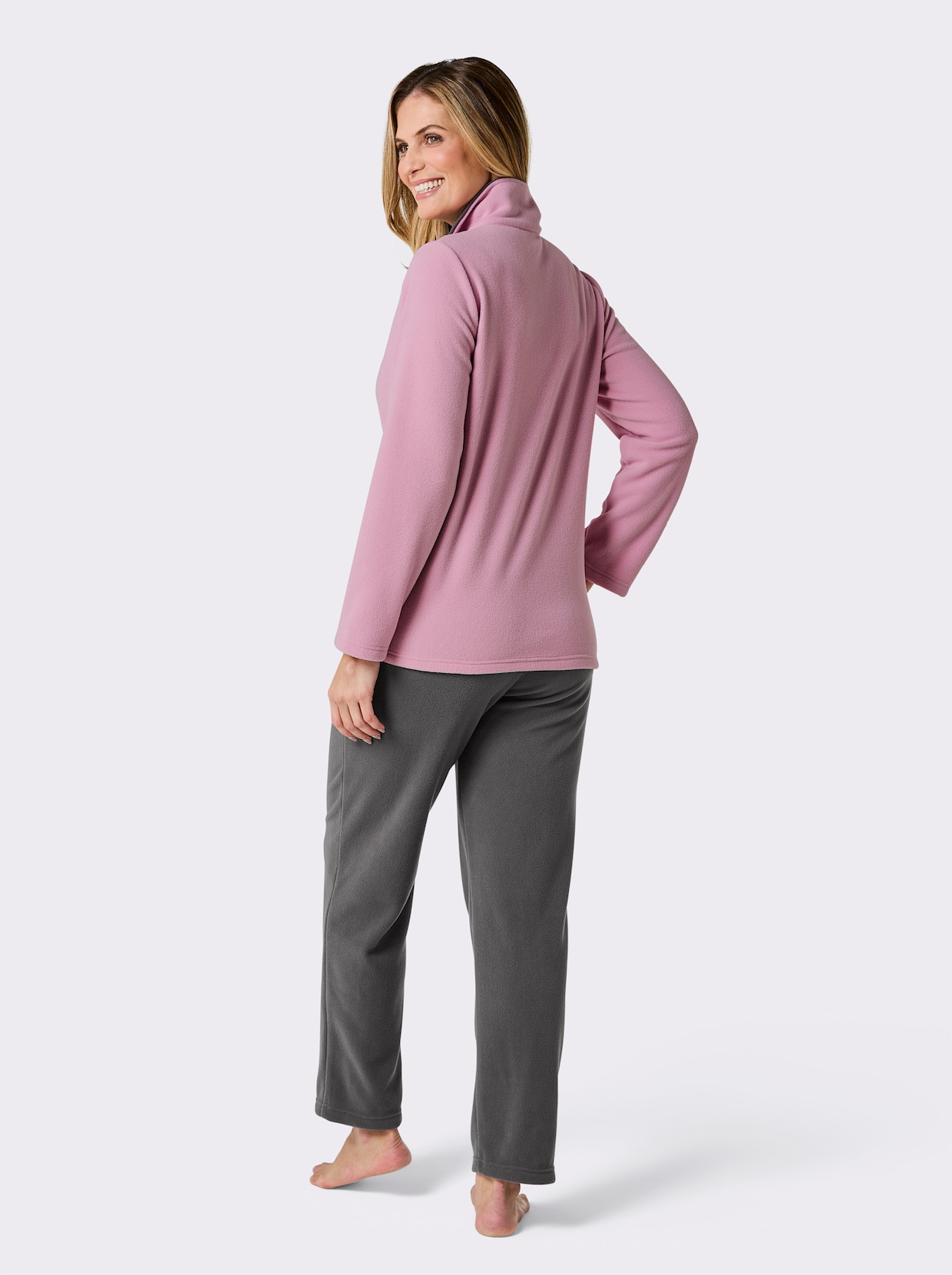 feel good Huispak - roze/antraciet