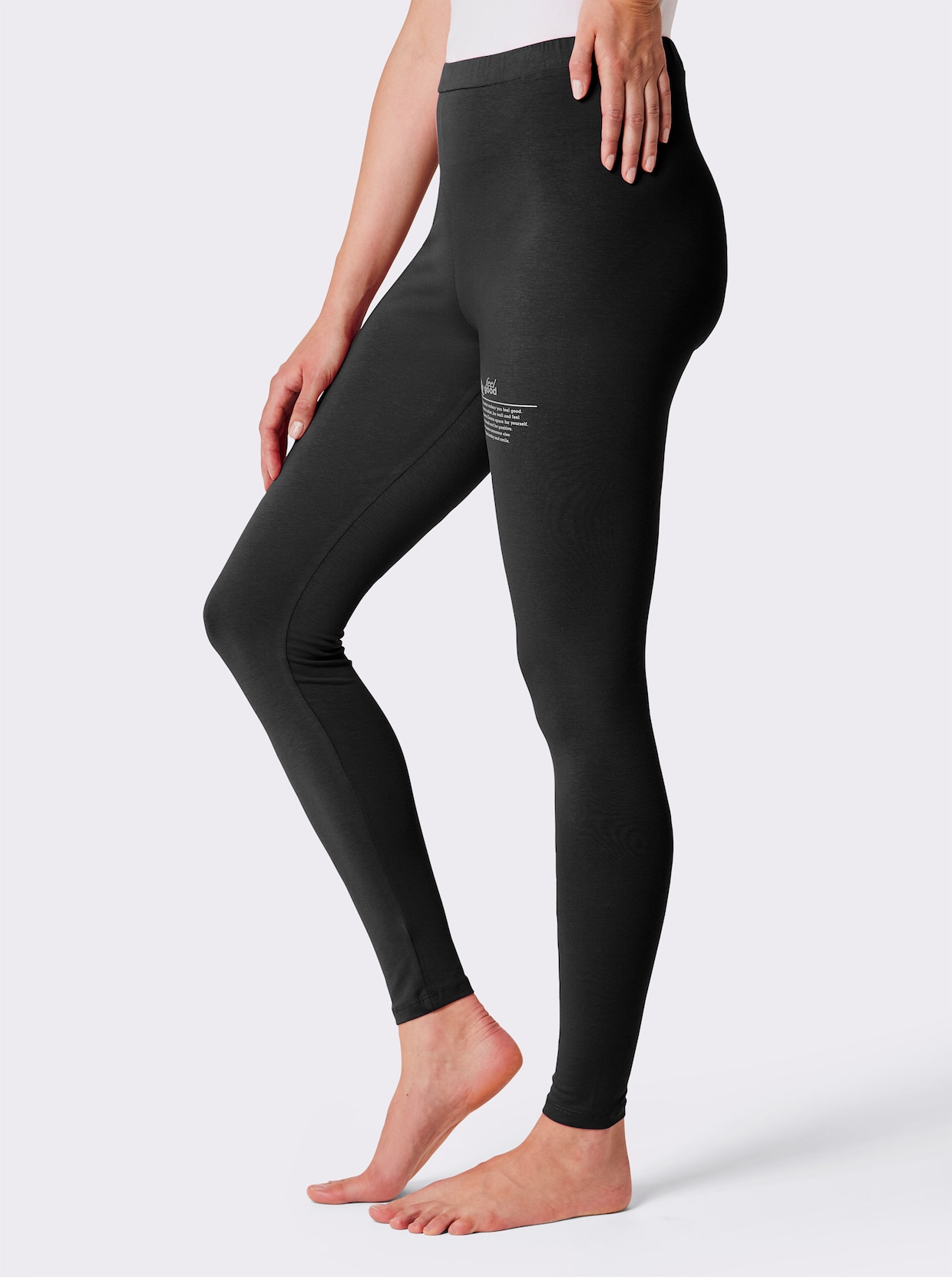 feel good Leggings - schwarz