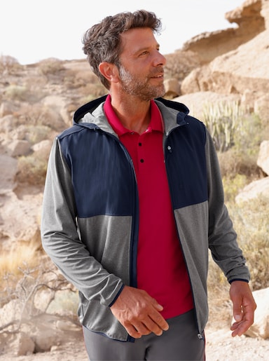 Catamaran Sports Sweatjacke mit Kapuze - marine-anthrazit