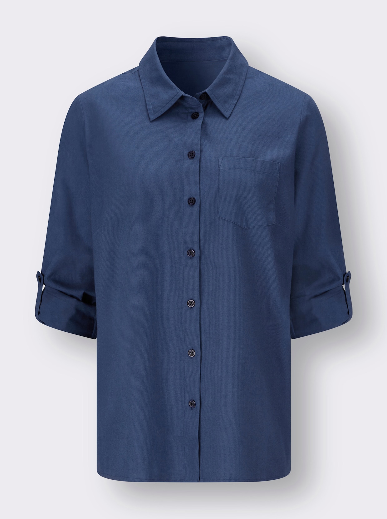 Overhemdblouse - jeansblauw