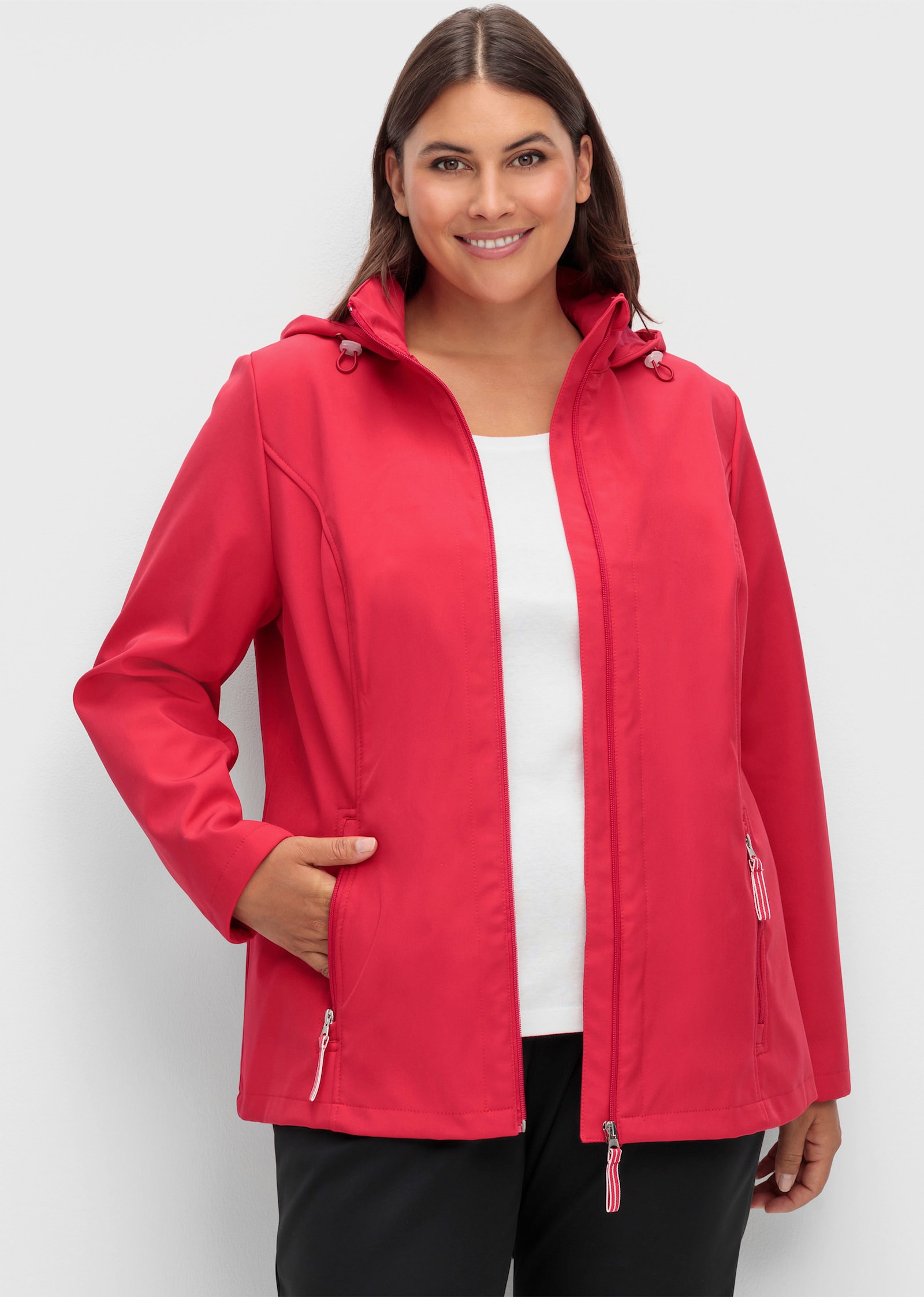 Softshelljacke winddicht, atmungsaktiv - rot