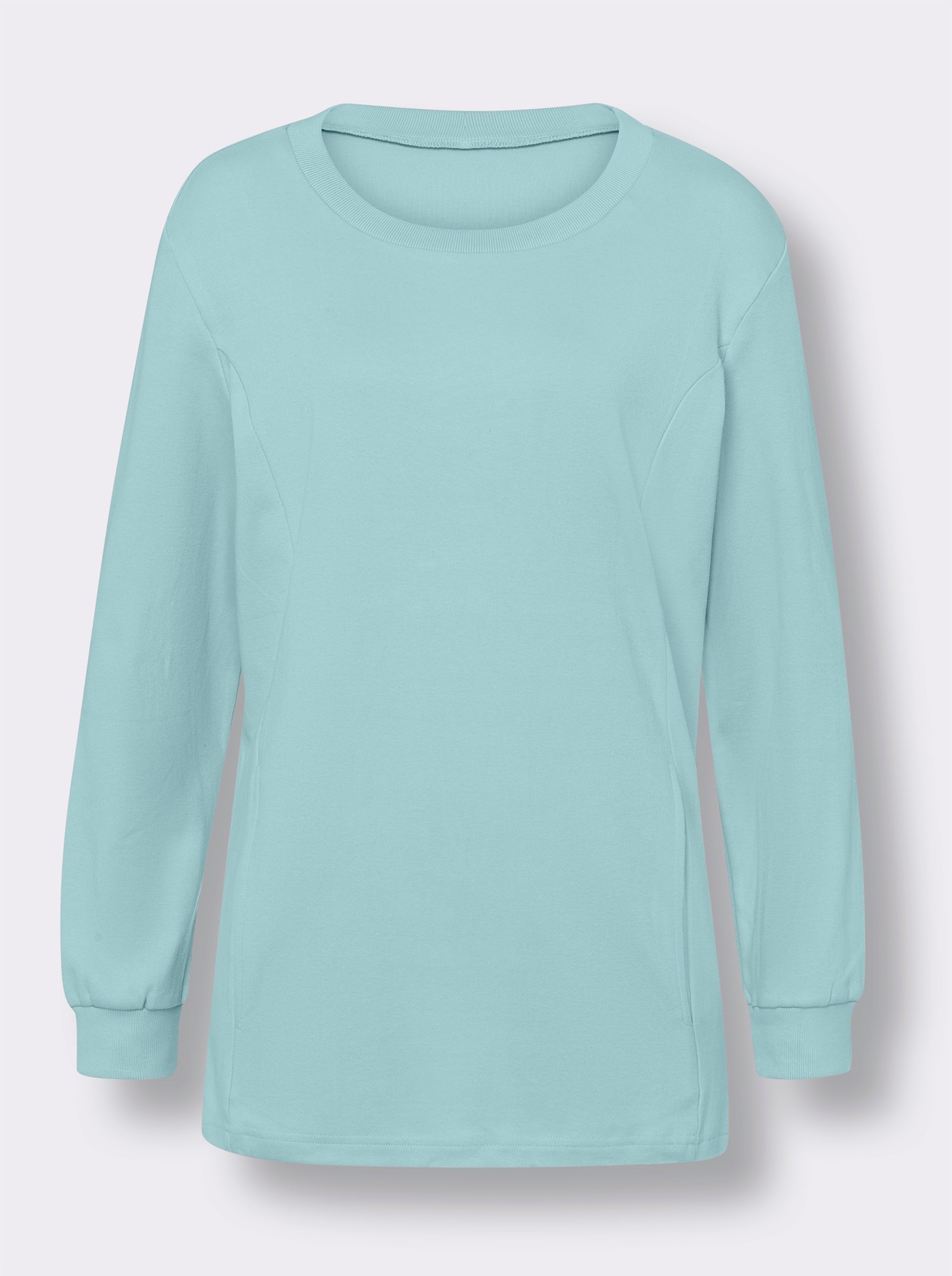 Lång sweatshirt - mint