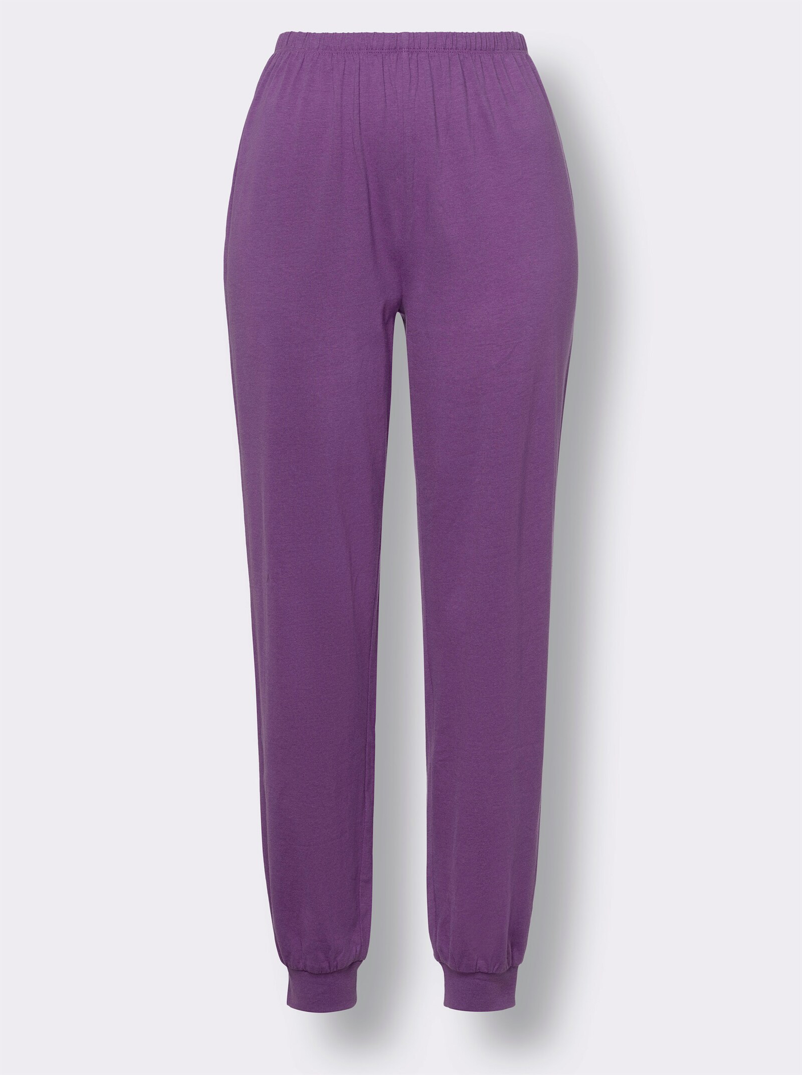 Pyžamo s kvet. vzorom - svetloružová-lila potlač