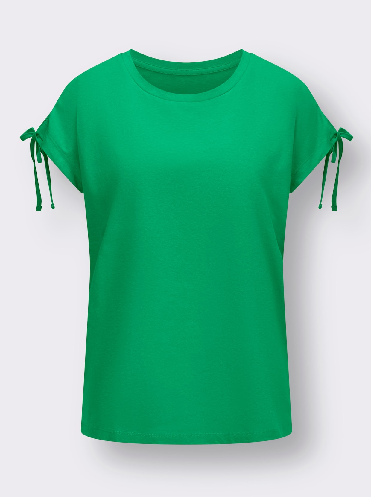 Kurzarm-Shirt - grasgrün