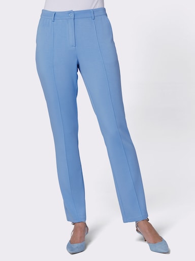 CREATION L PREMIUM Pantalon en modal - bleu ciel