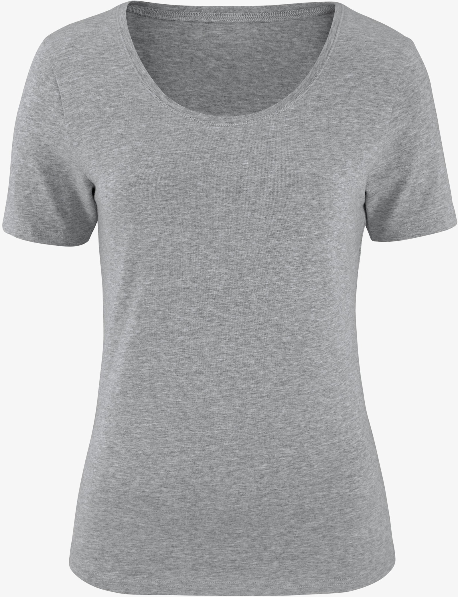 Vivance T-Shirt - grau-meliert, schwarz
