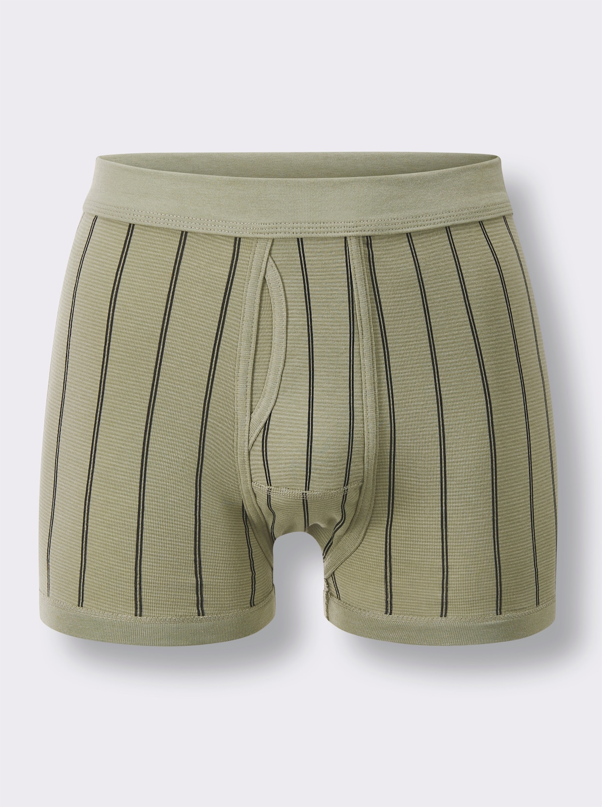 wäschepur men Boxerkalsong - khaki, randig