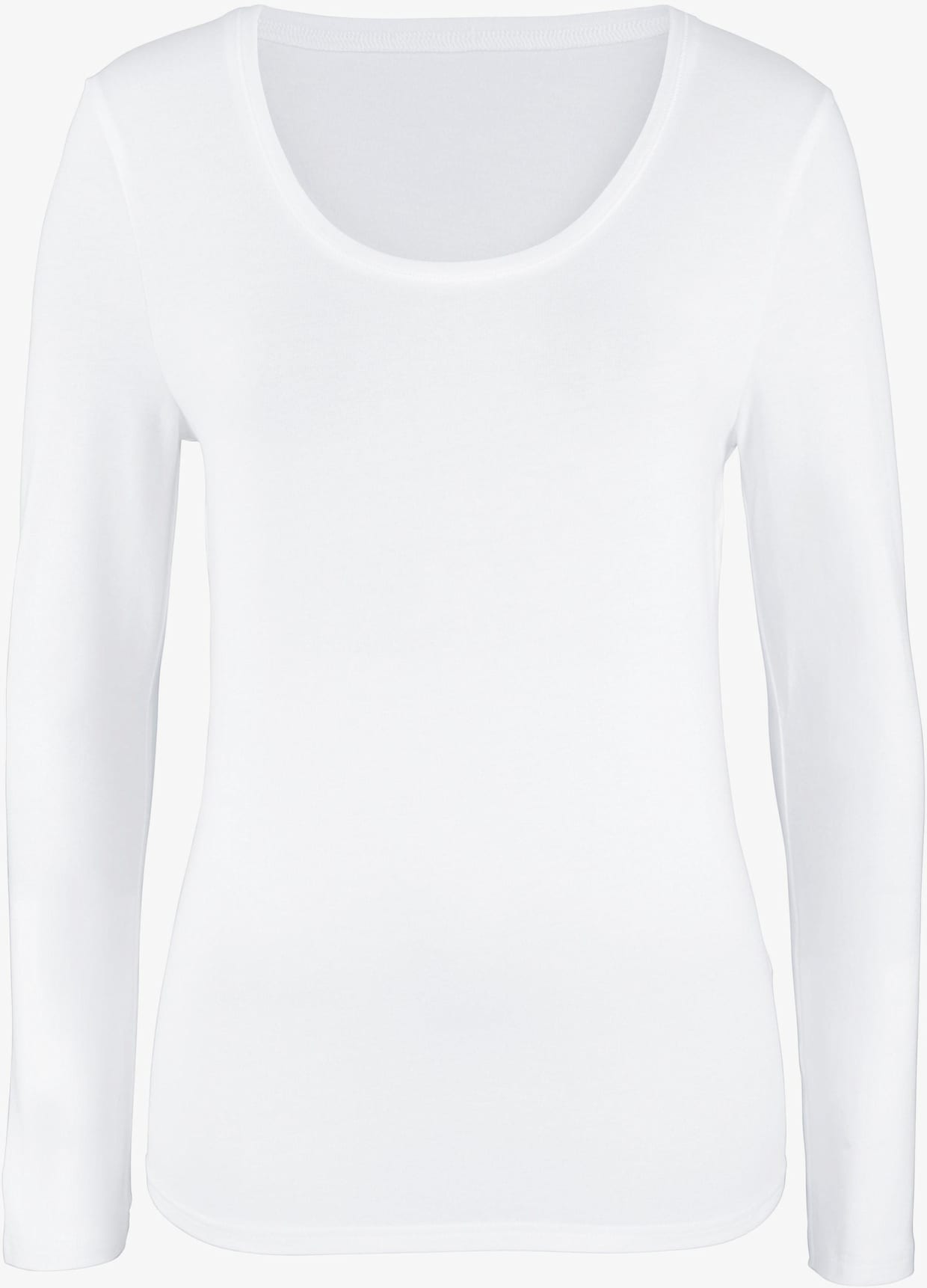 Vivance Langarmshirt - weiss