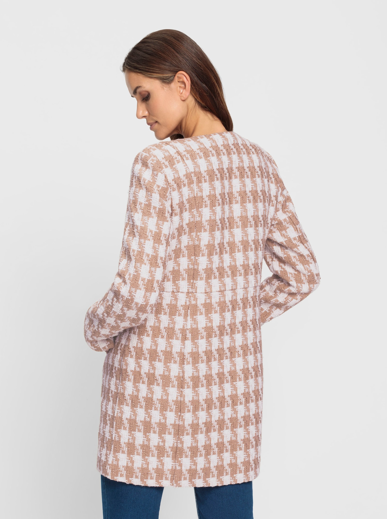 heine Blazer mit Pepita-Dessin - ecru-camel Pepita