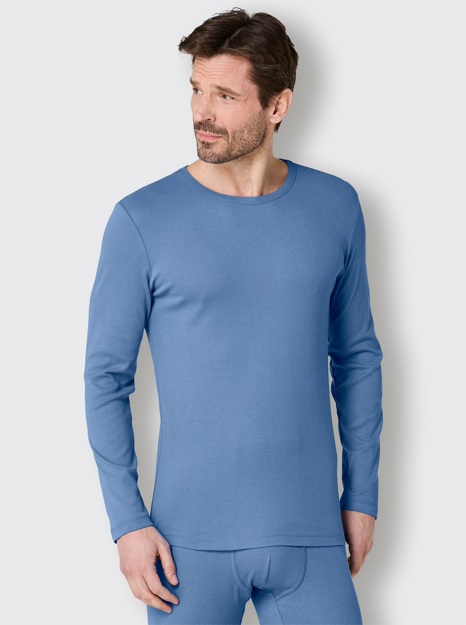 wäschepur men Shirt - middenblauw