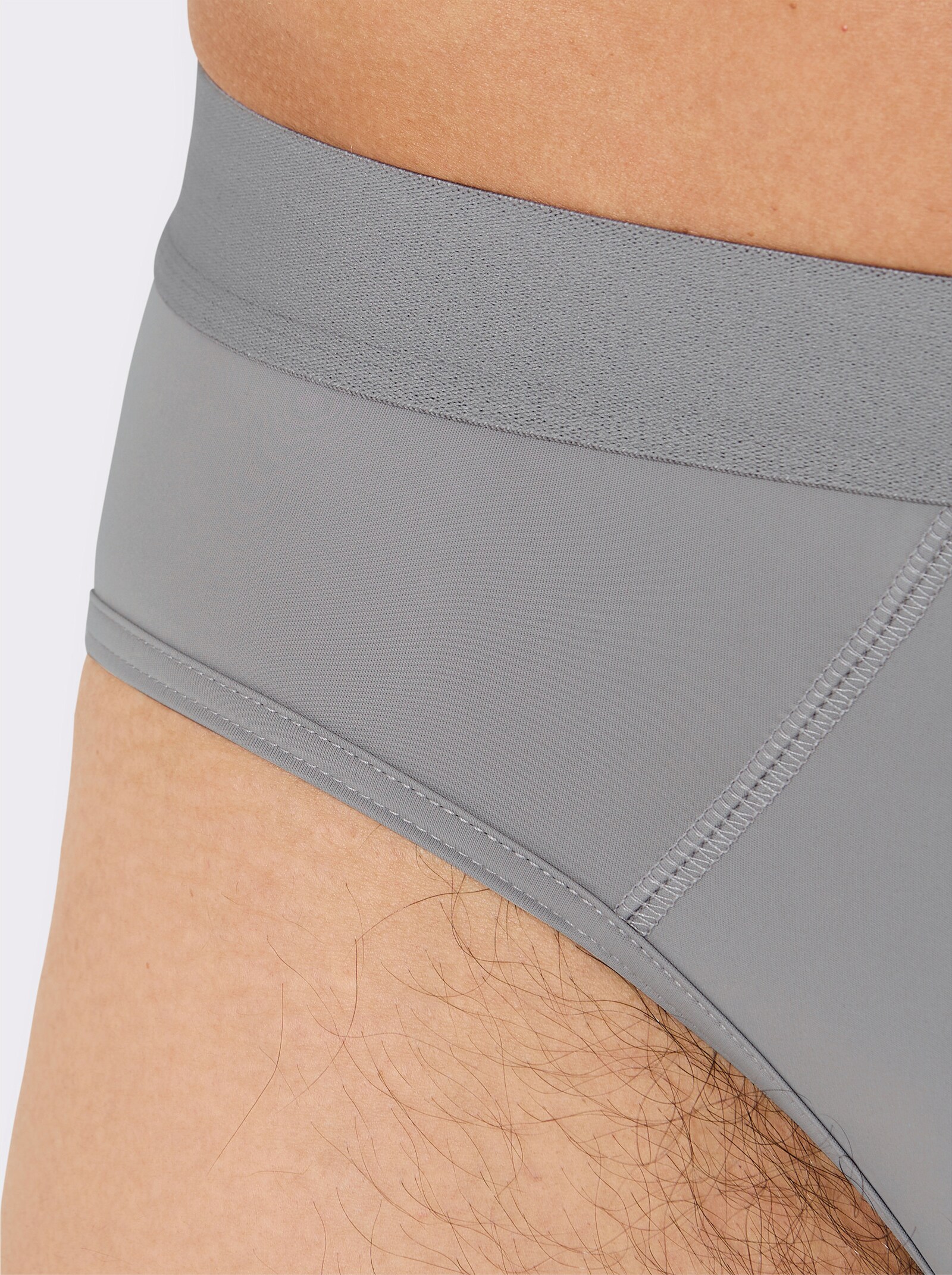 wäschepur men Slip - steingrau